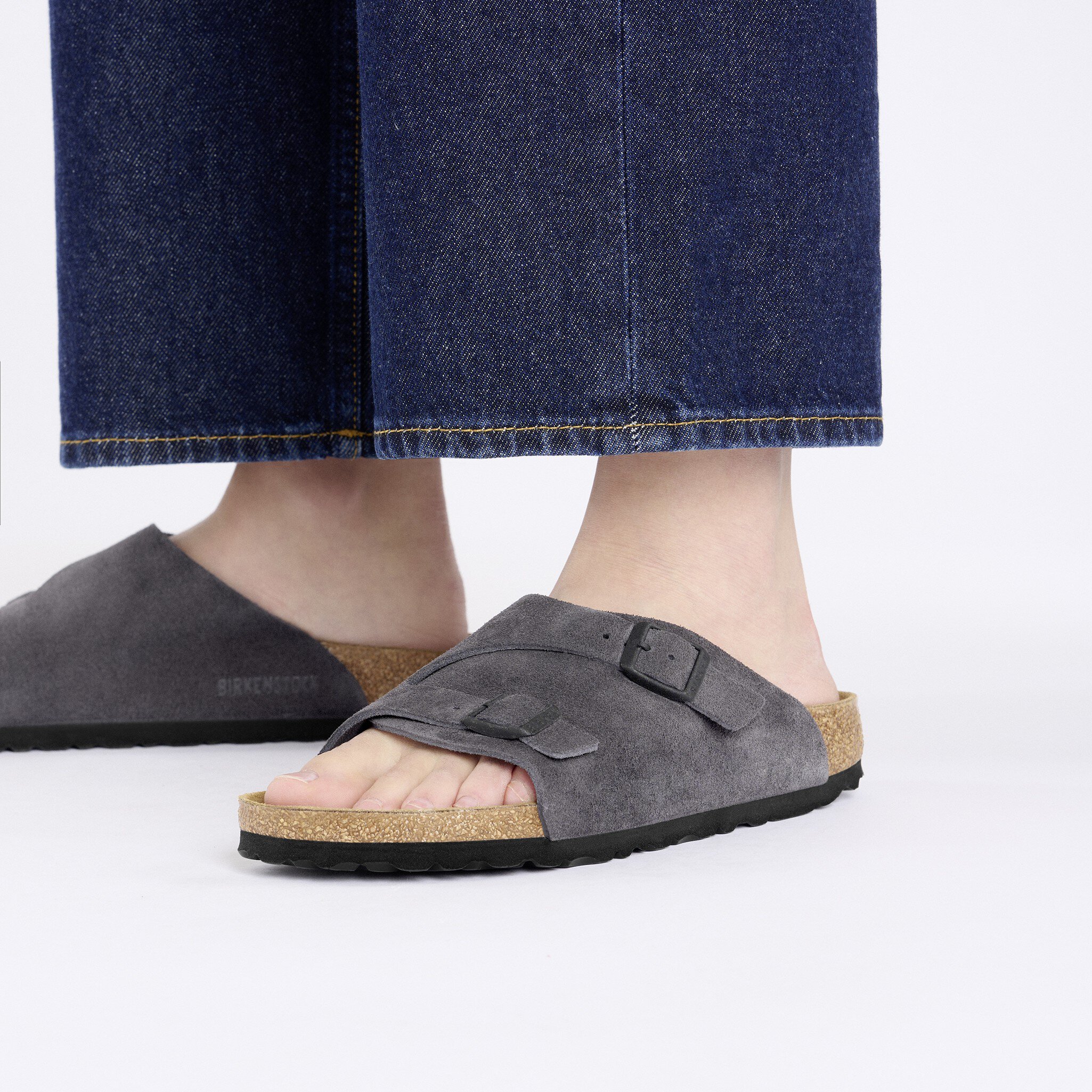 BIRKENSTOCKビルケンシュトック チューリッヒ VELVET GREY Zürich / チューリッヒ スエードレザー ベルベットグレイ