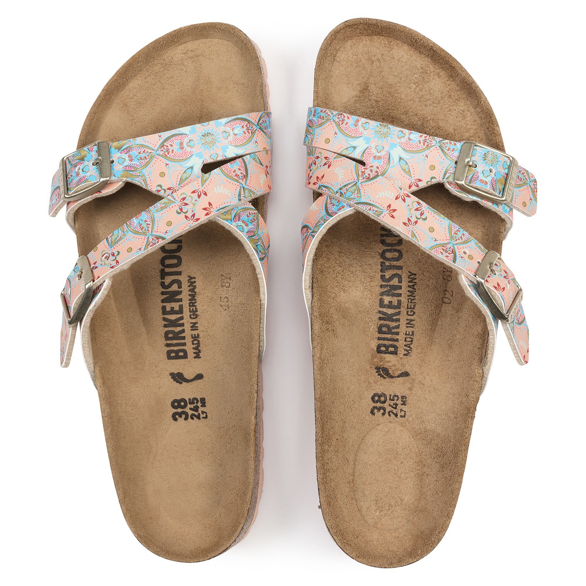 birkenstock yao boho flowers