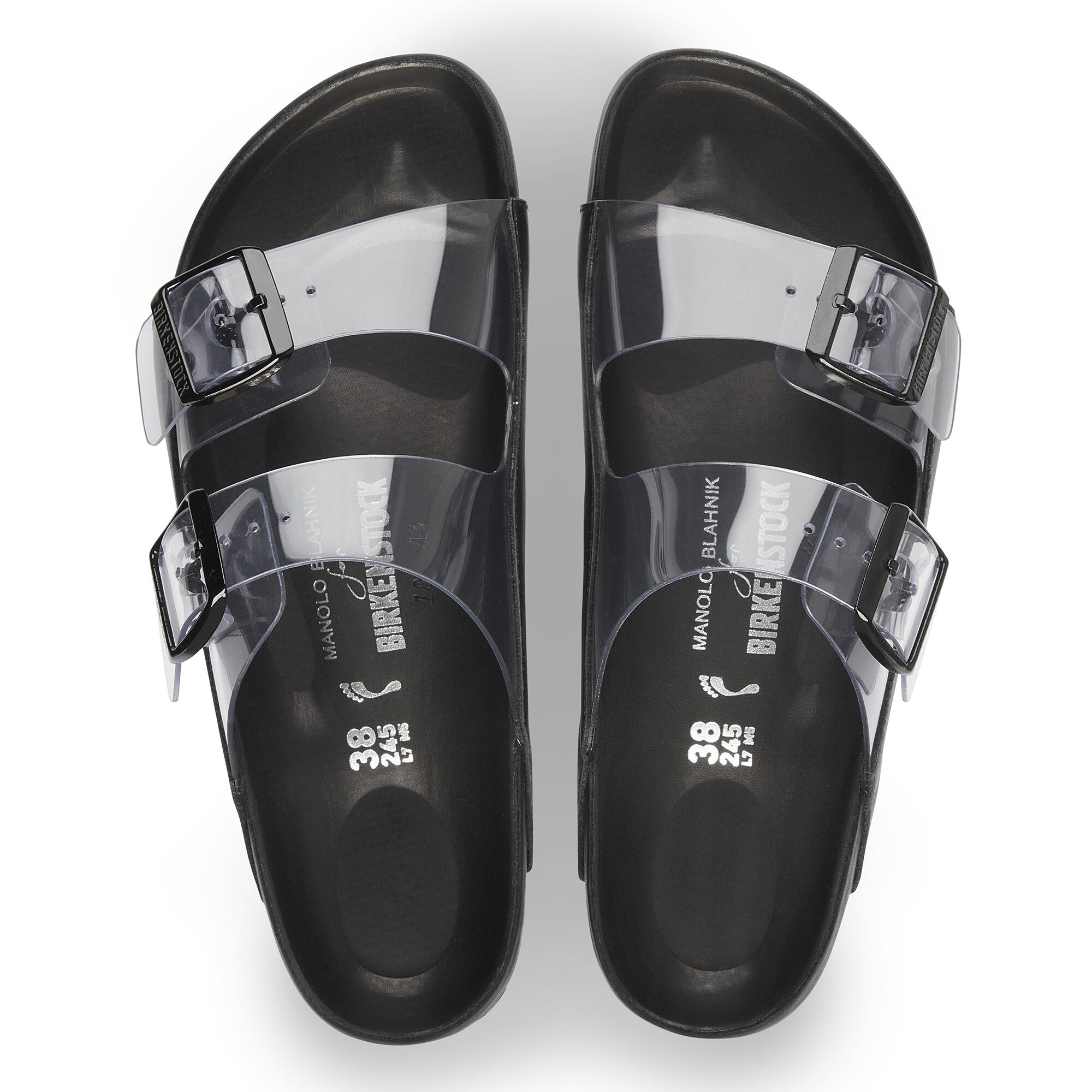 Manolo Blahnik Arizona PVC Synthetics Black | BIRKENSTOCK