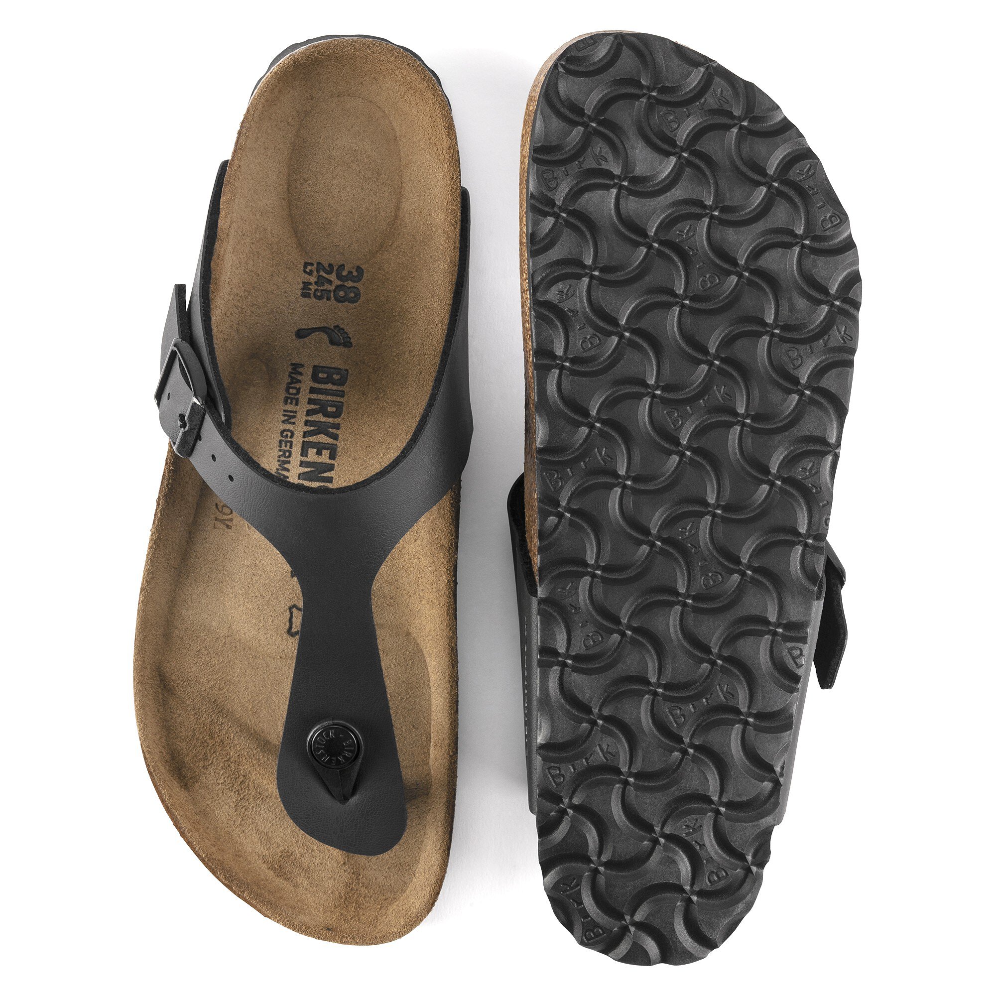 Birkenstock Gizeh Birko Flor - Black