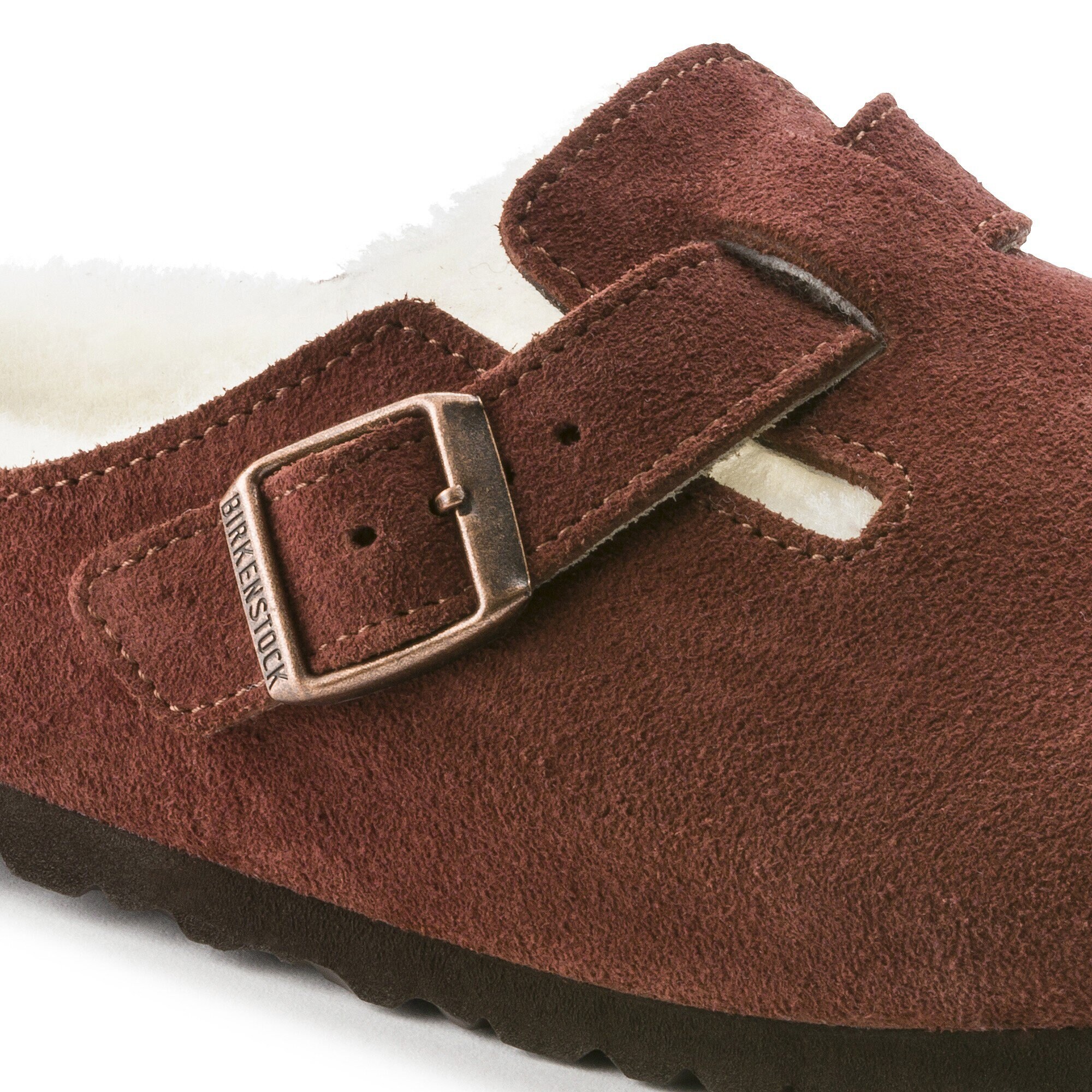 birkenstock boston shearling port