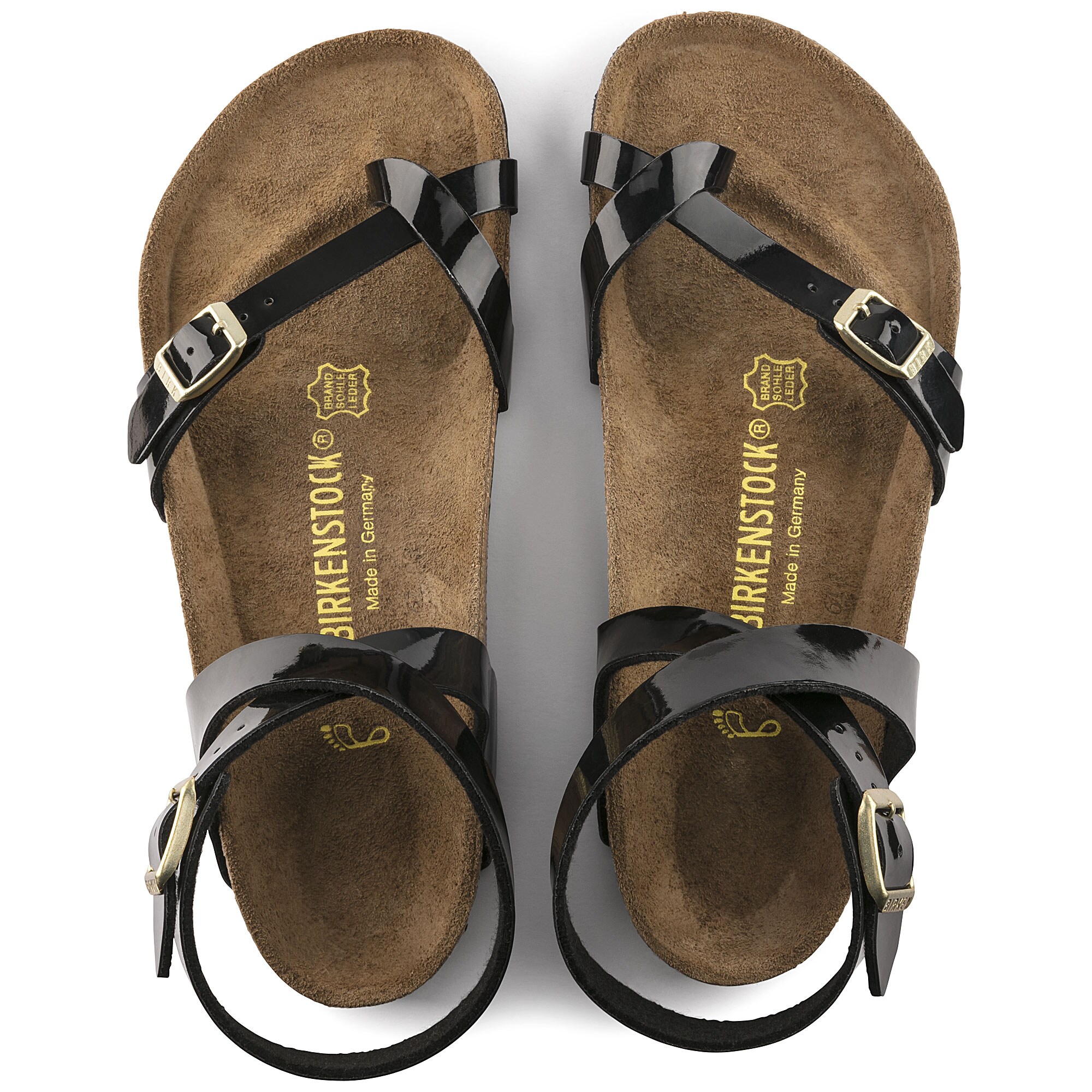 birkenstock black patent