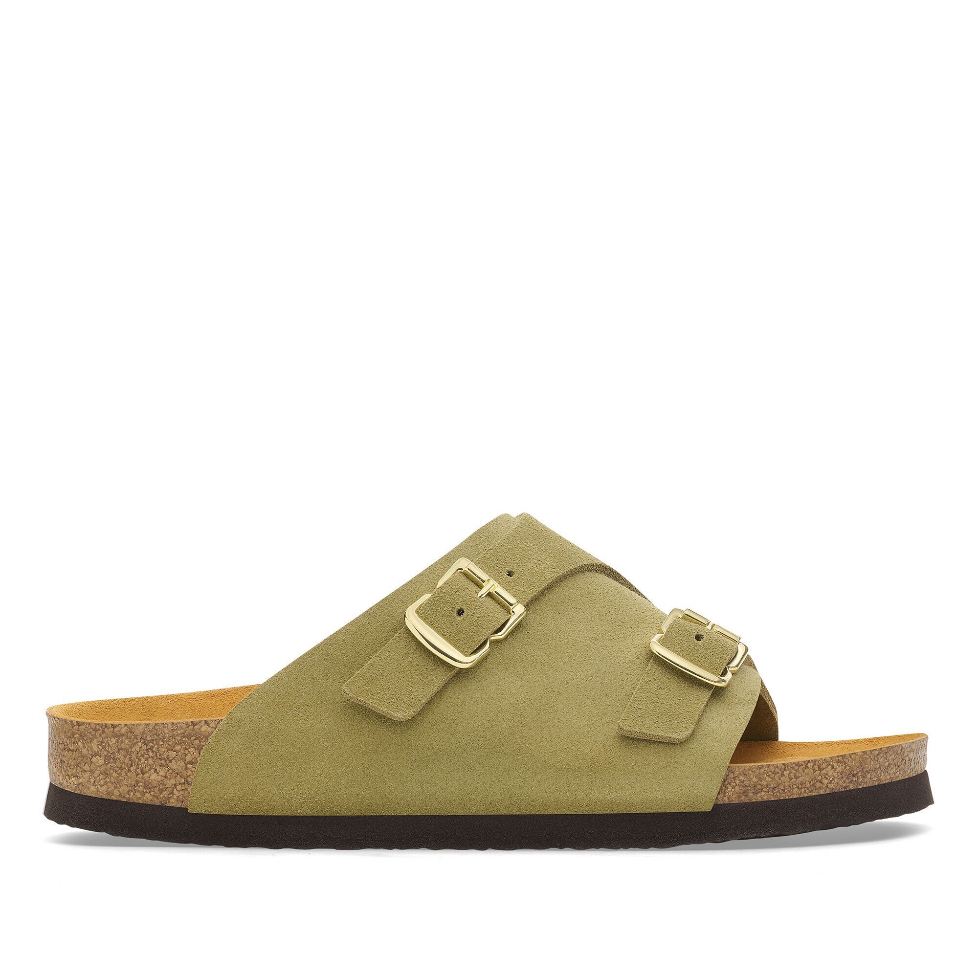 靴 BIRKENSTOCK Zürich 1964 Suede Leather Light Green | BIRKENSTOCK