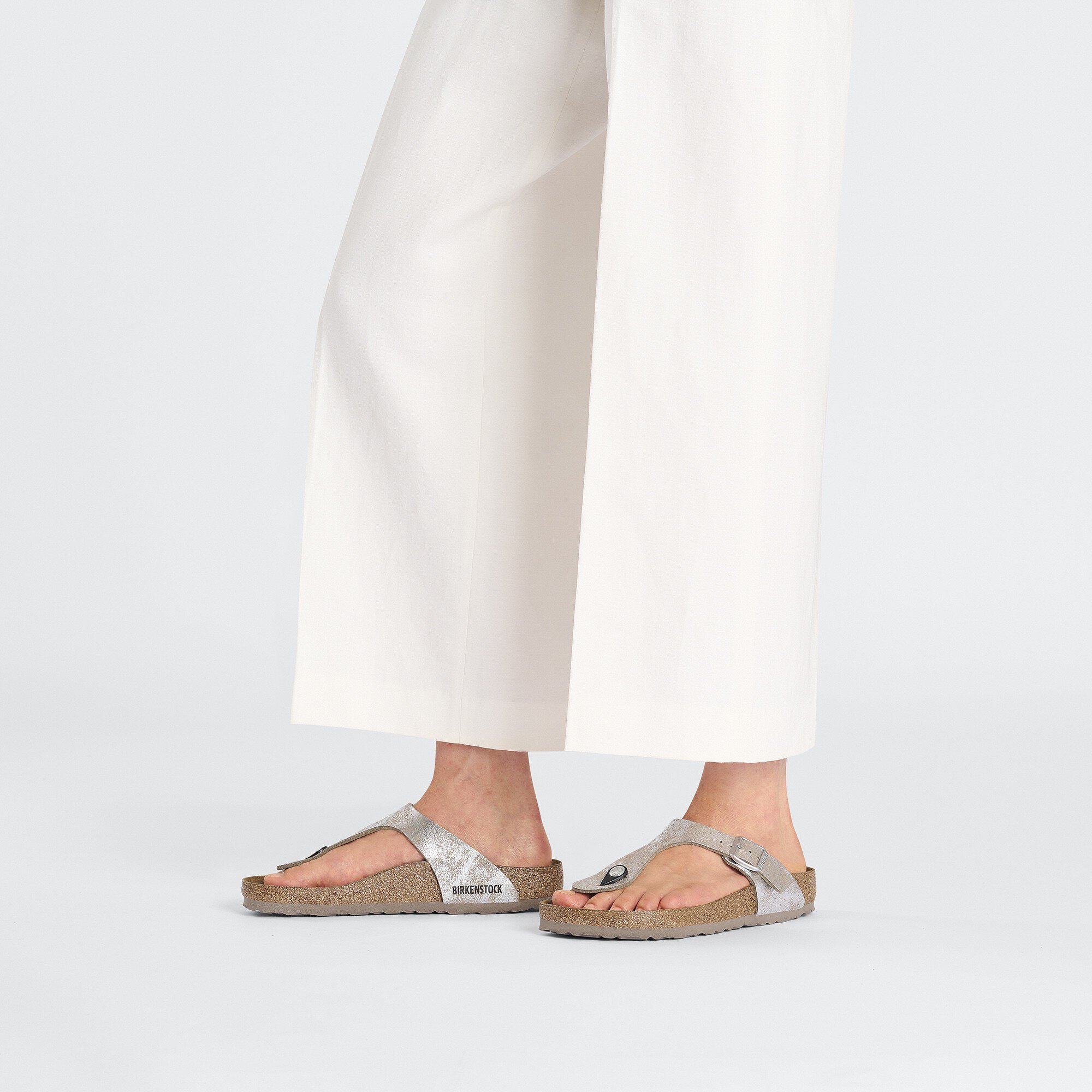 Gizeh BS Synthetik SYN Washed Metallic Silver | BIRKENSTOCK Gizeh BS Synthetik SYN Washed Metallic Silver | BIRKENSTOCK