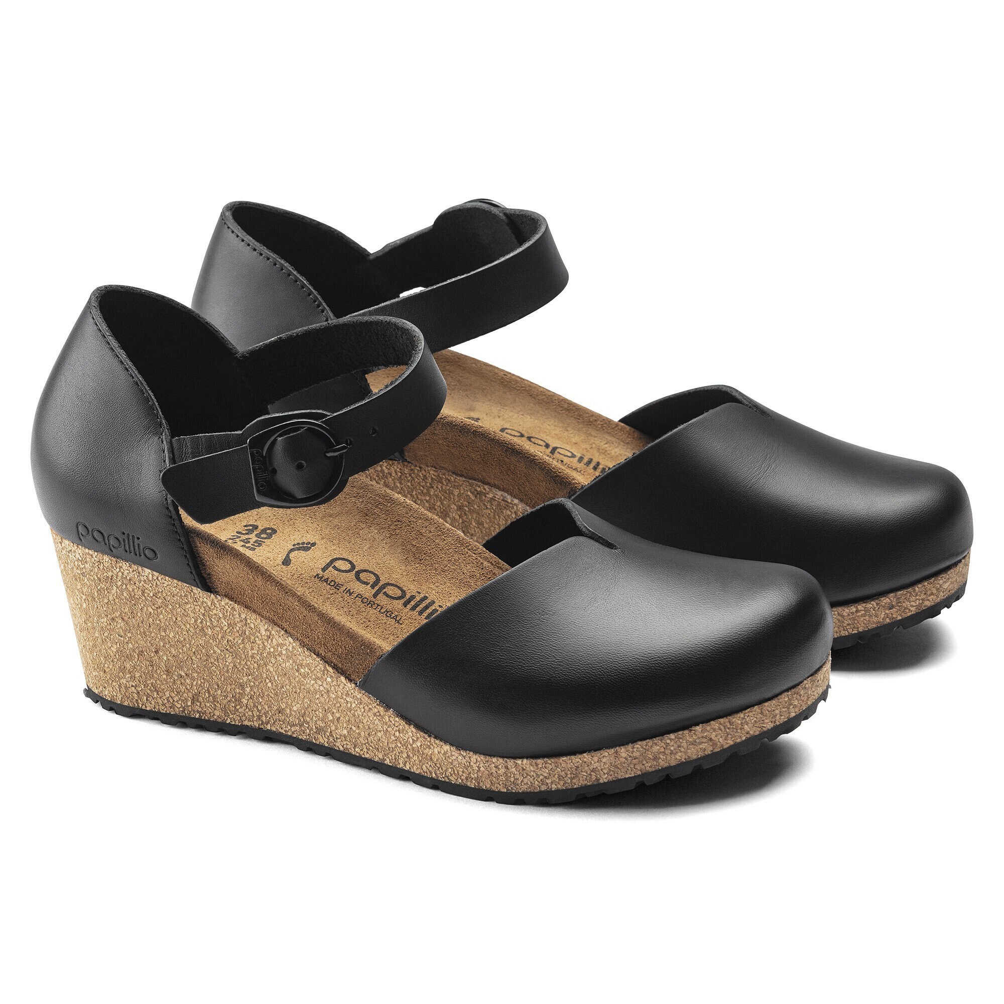 Mary / メリー ナチュラルレザー ブラック | BIRKENSTOCK