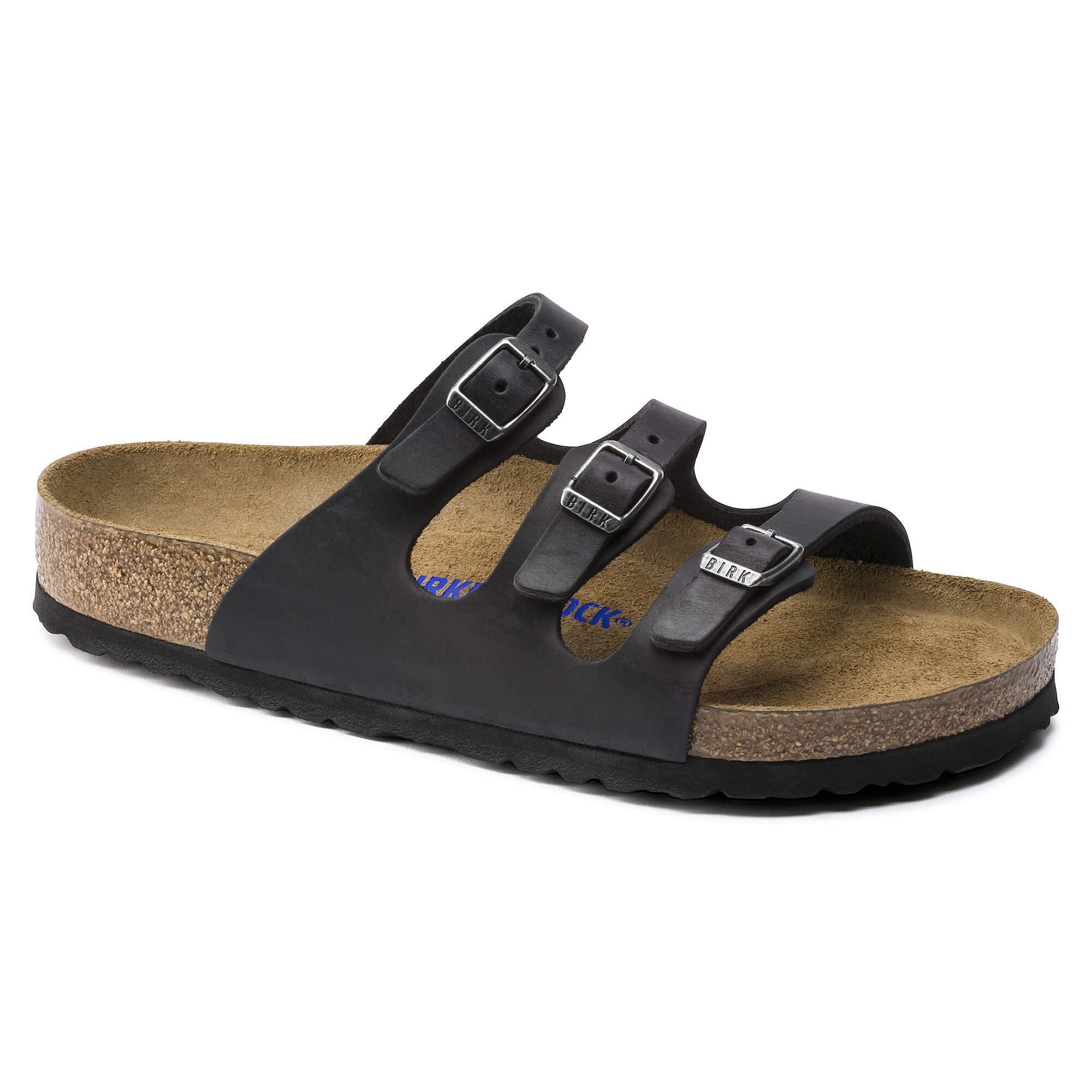 Florida Oiled Leather Black | shop online at BIRKENSTOCK