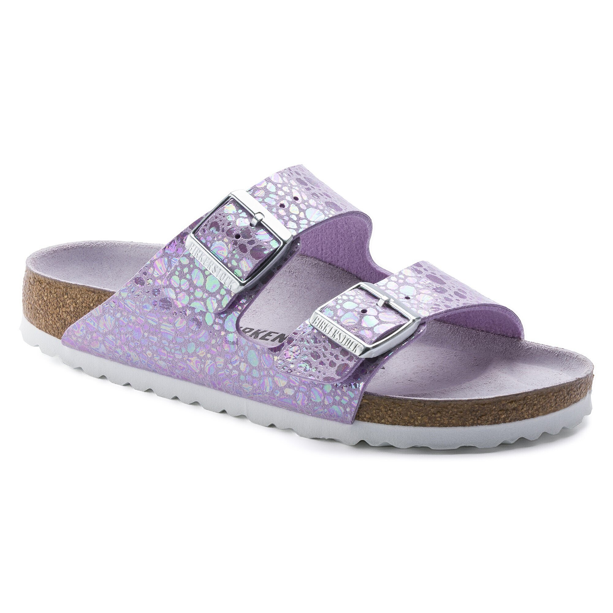 birkenstock metallic stones lilac