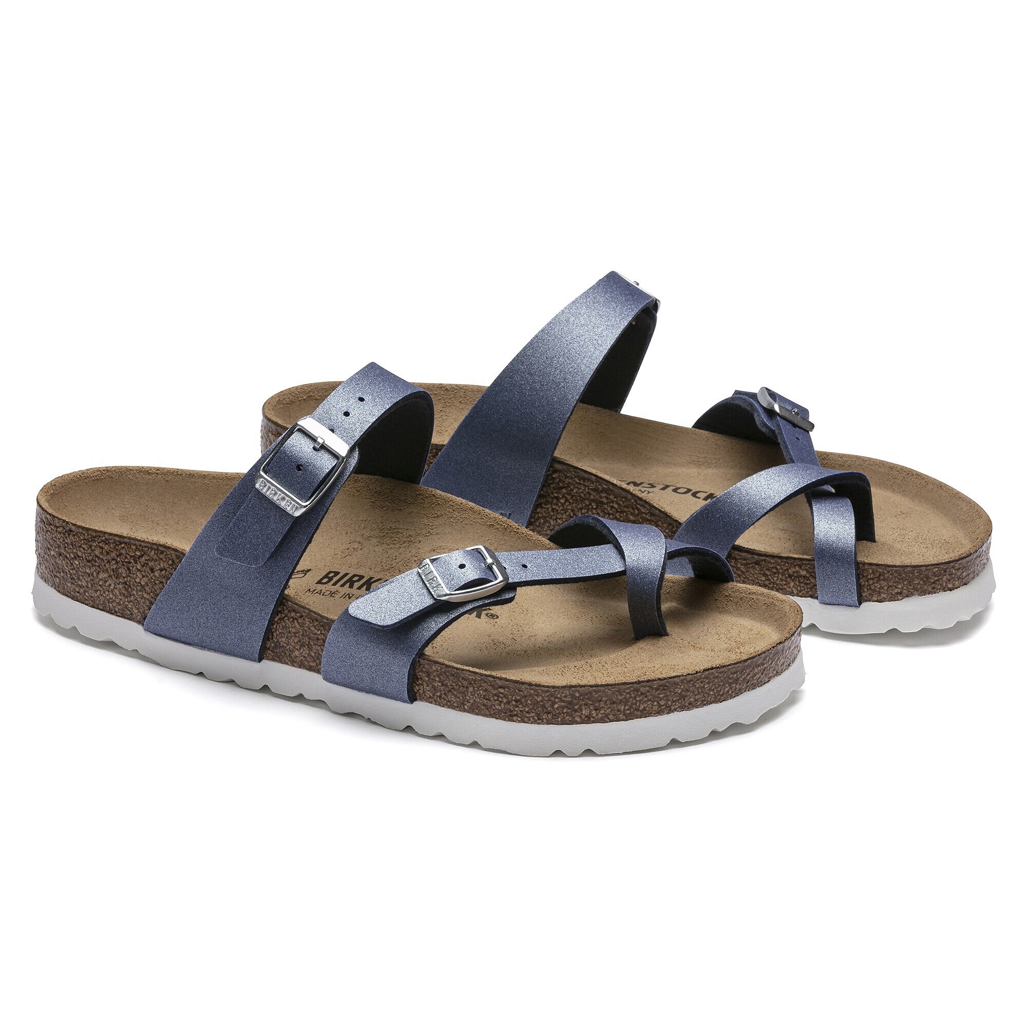 Mayari Birko-Flor Icy Metallic Azure Blue | BIRKENSTOCK