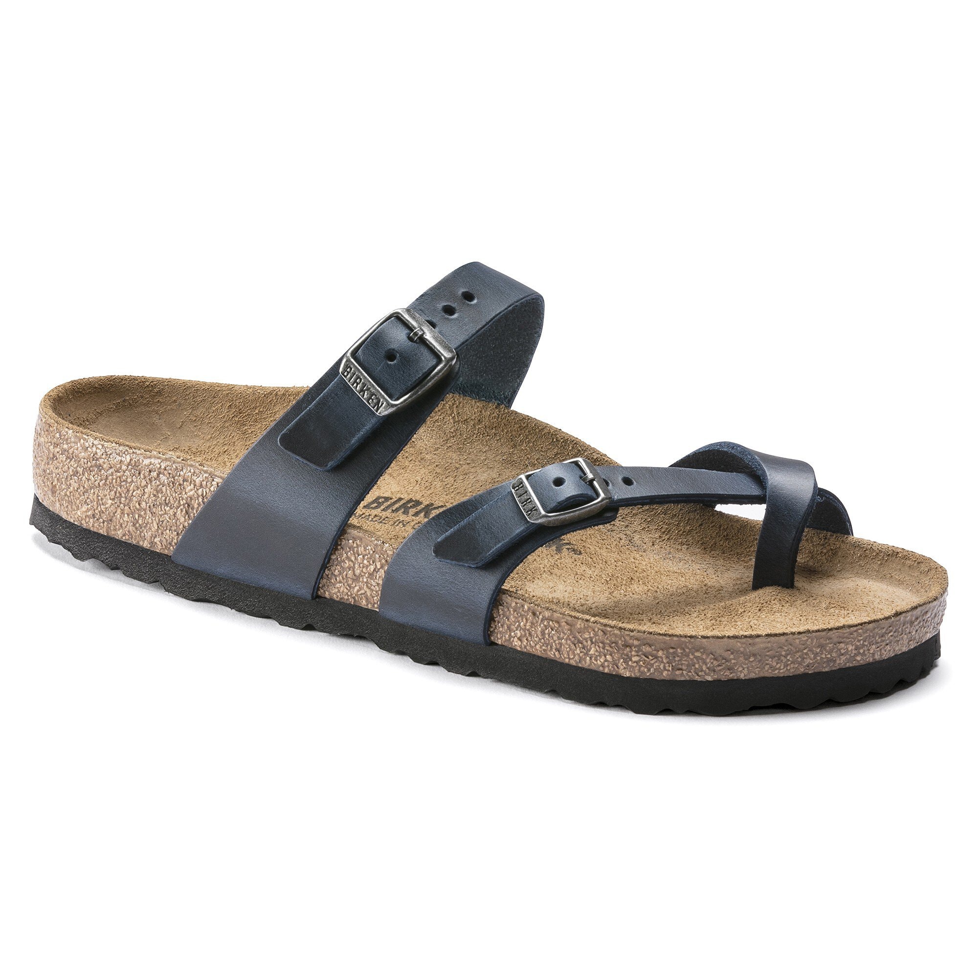 Mayari Oiled Leather Blue | BIRKENSTOCK