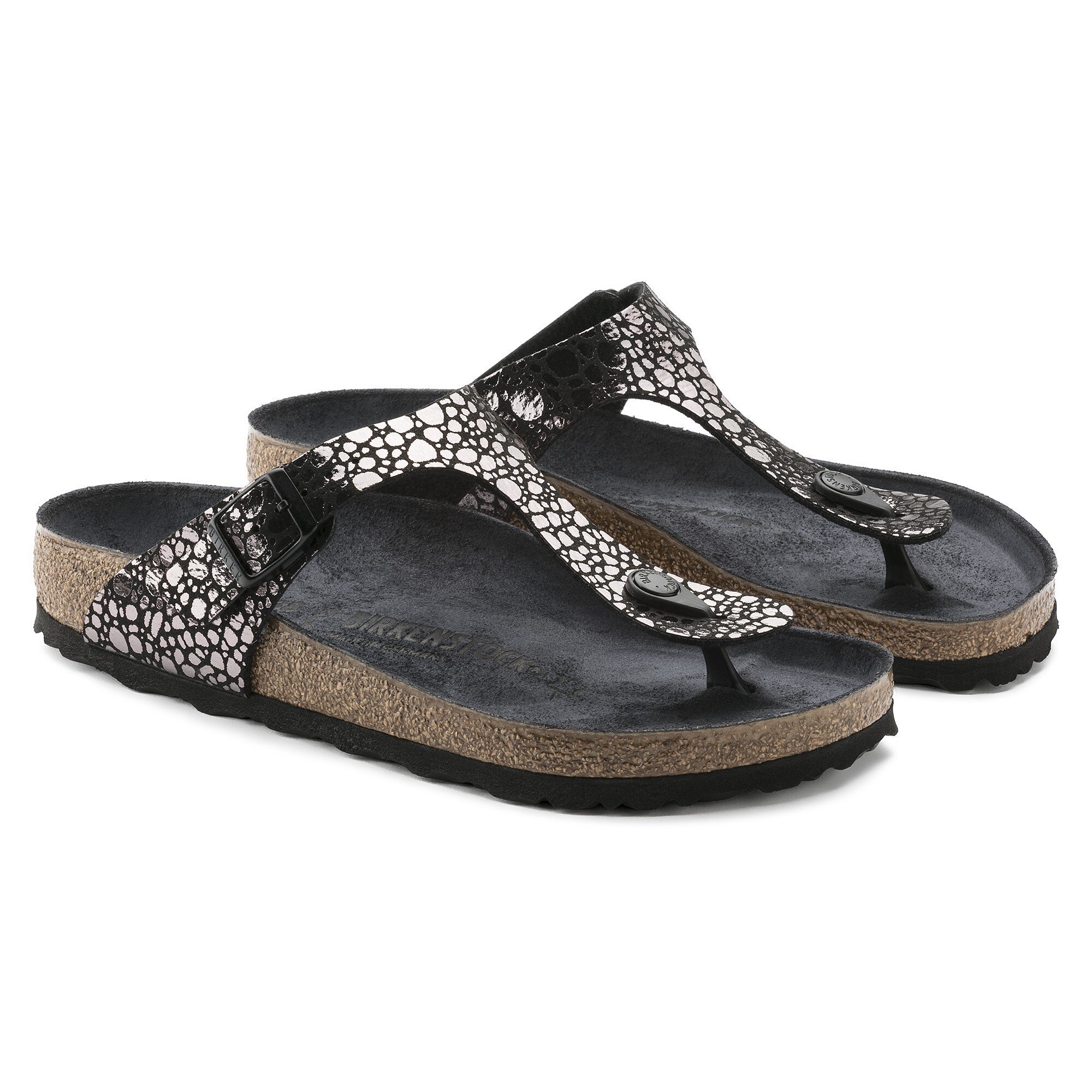 birkenstock gizeh metallic stones