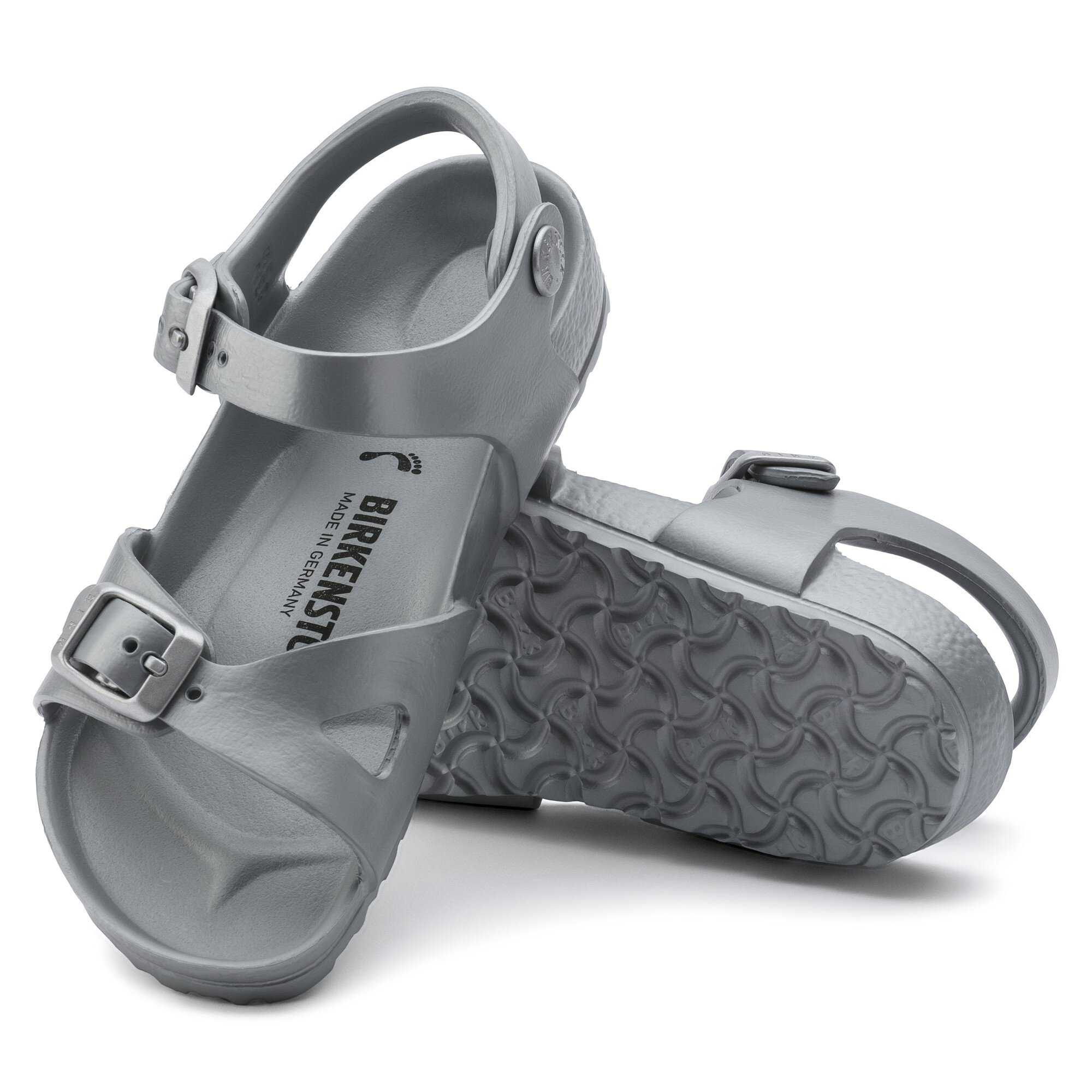 silver eva birkenstocks