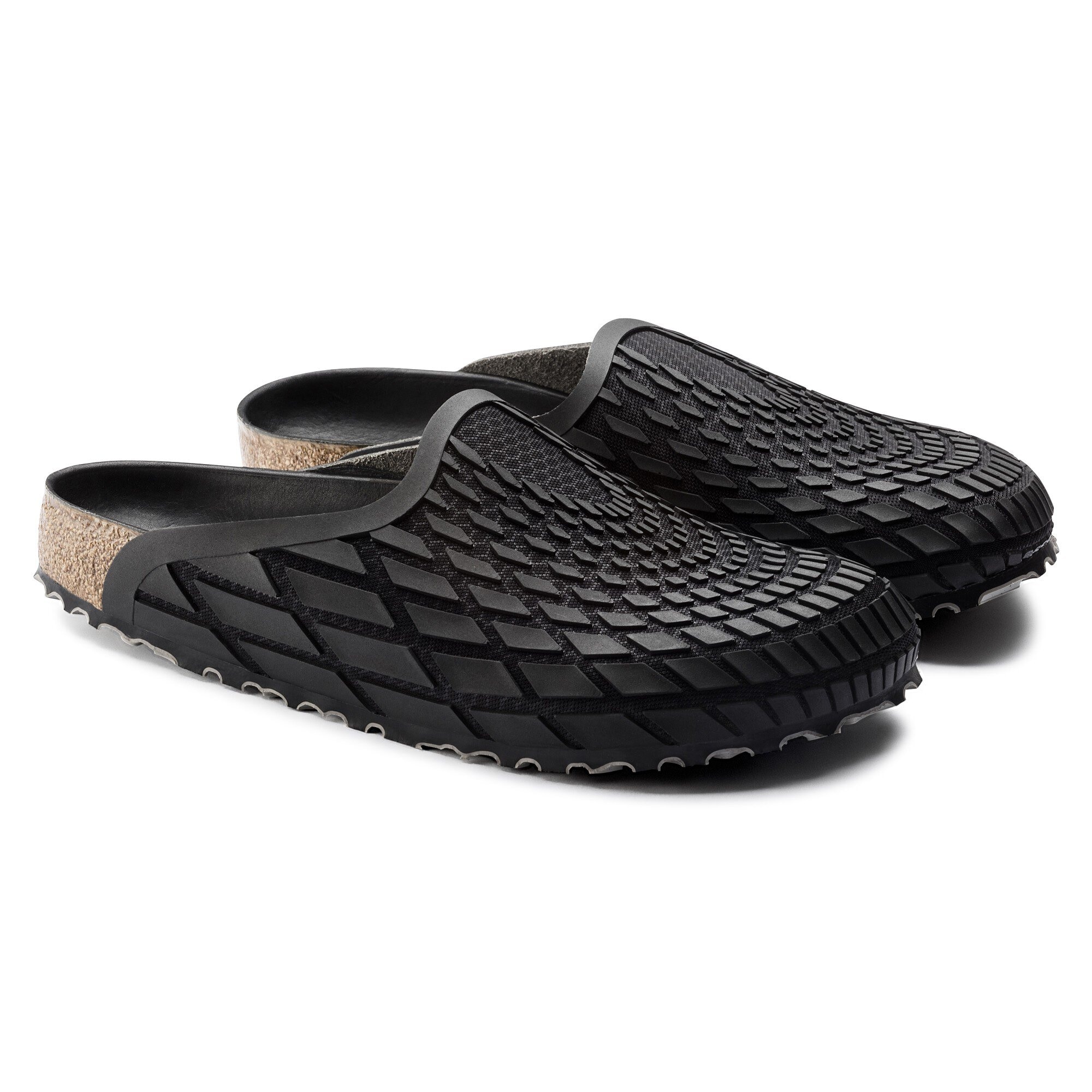 gray rubber birkenstocks