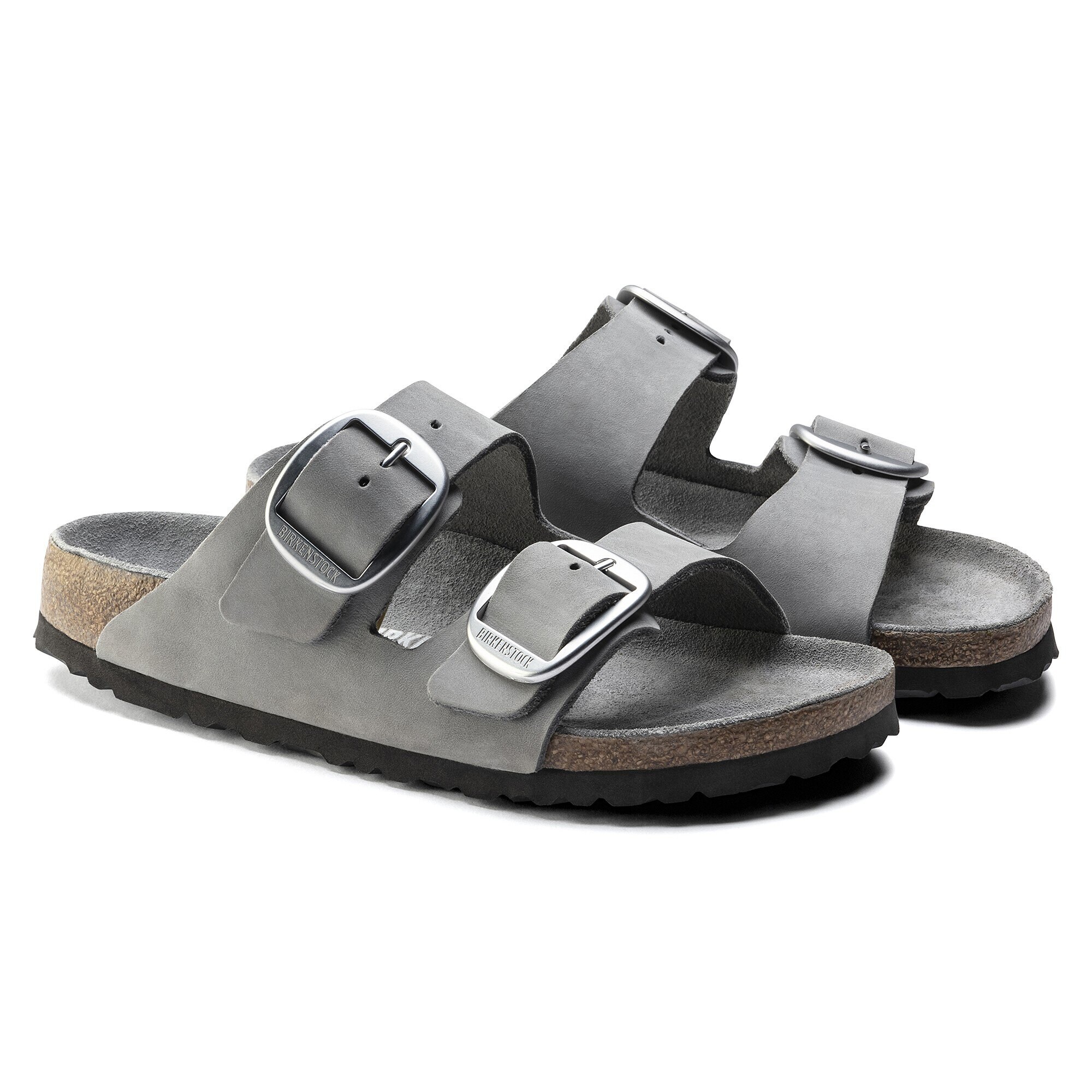 birkenstock big buckle dove gray