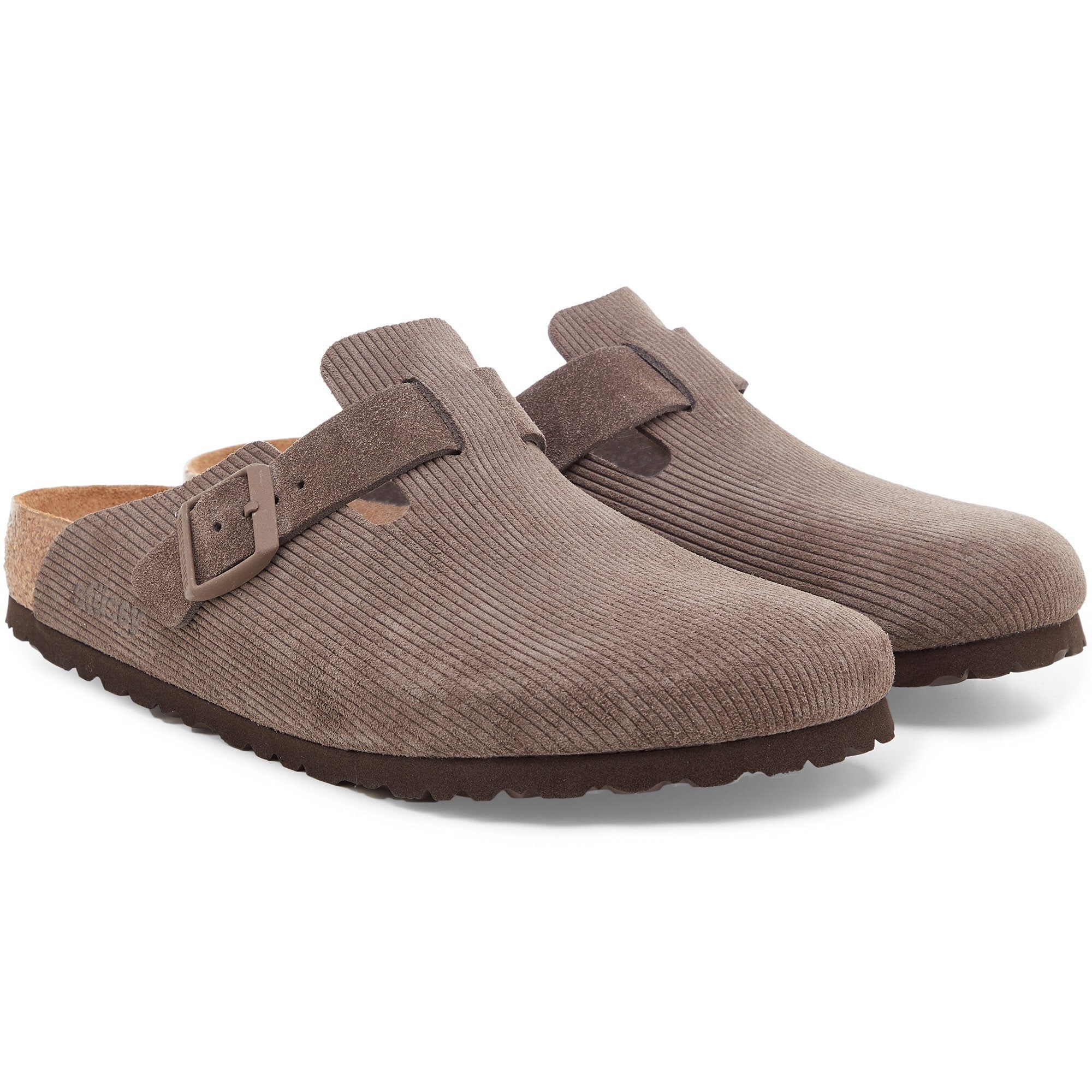 Boston Stüssy Suede Leather Anthracite | BIRKENSTOCK