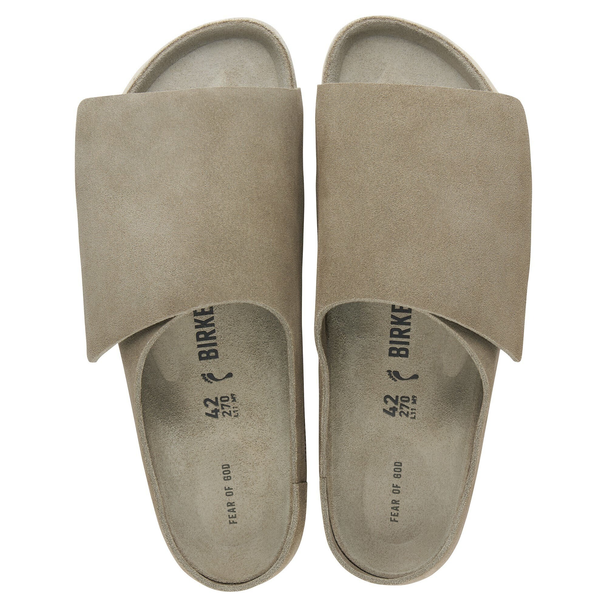 送料無料 ギフト Los BIRKENSTOCK | Taupe Leather Suede Suede Feliz 靴
