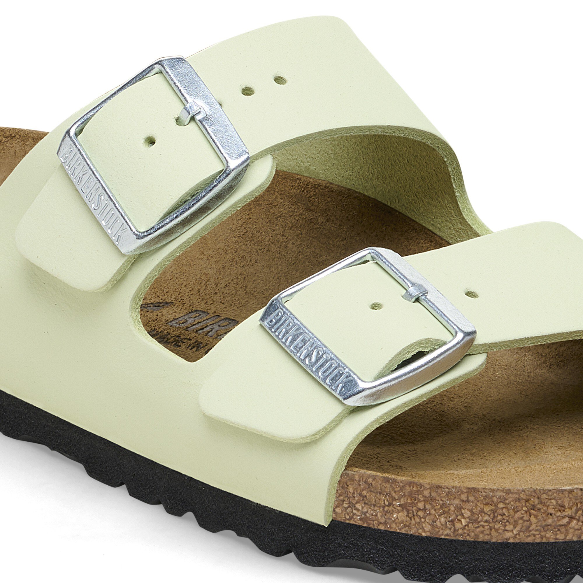 Birkenstock arizona discount nubuck leather white