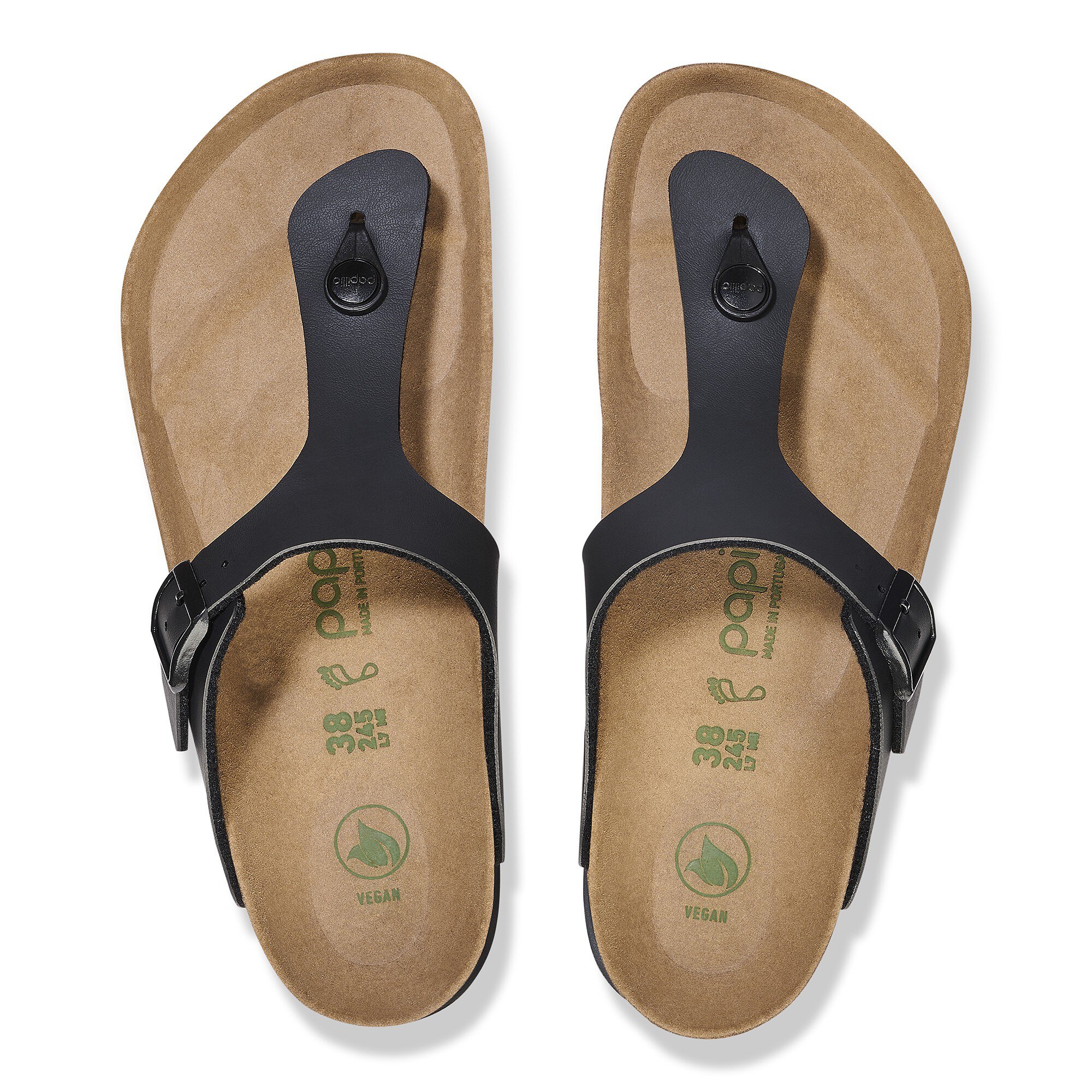 Gizeh Flex Platform Birko Flor Black BIRKENSTOCK