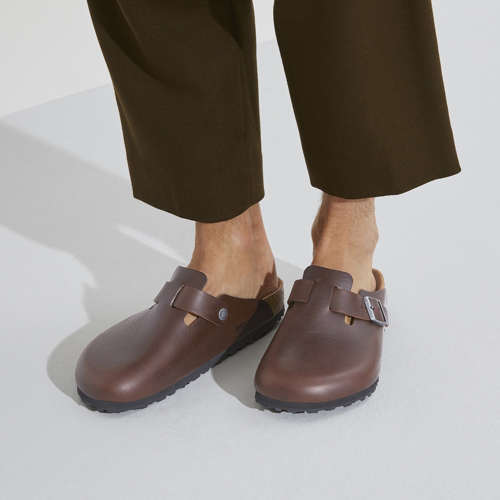 Boston Grip Leather Vintage Wood Roast | BIRKENSTOCK
