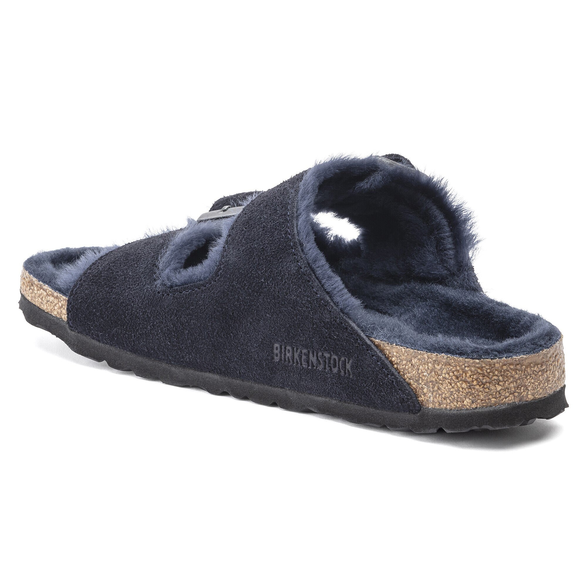 Arizona Shearling Suede Leather Midnight | BIRKENSTOCK