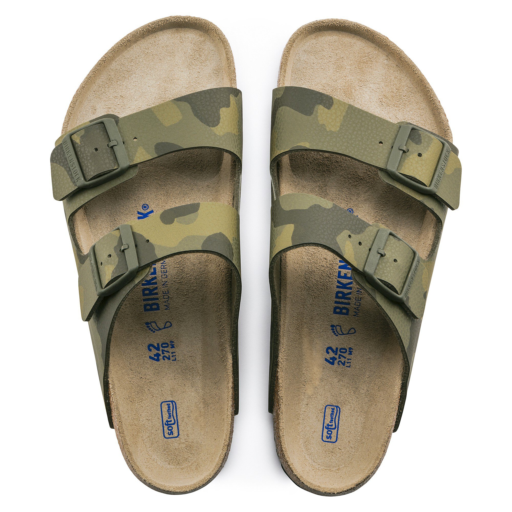 Birkenstock arizona sales camouflage green