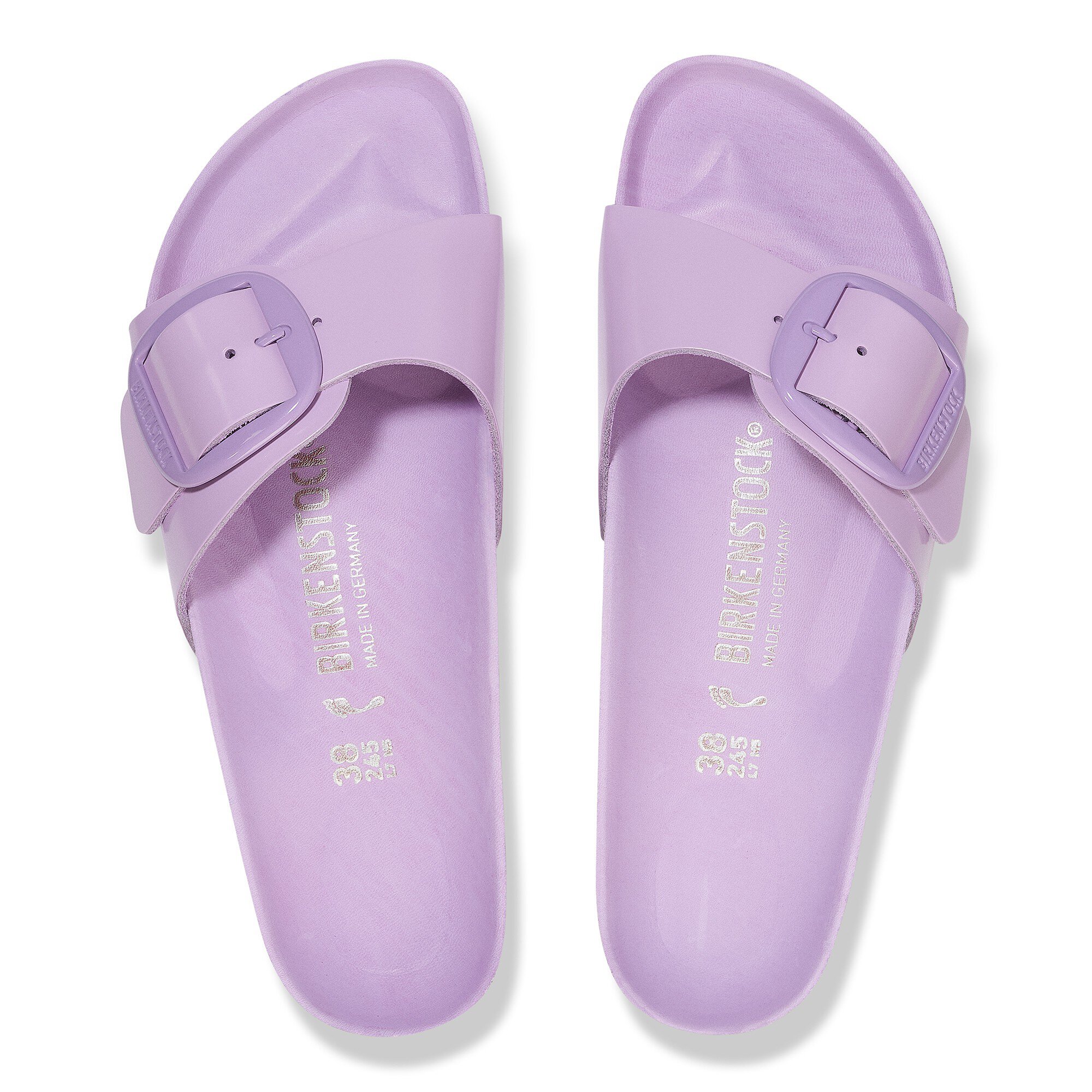 birkenstock madrid big buckle metallic