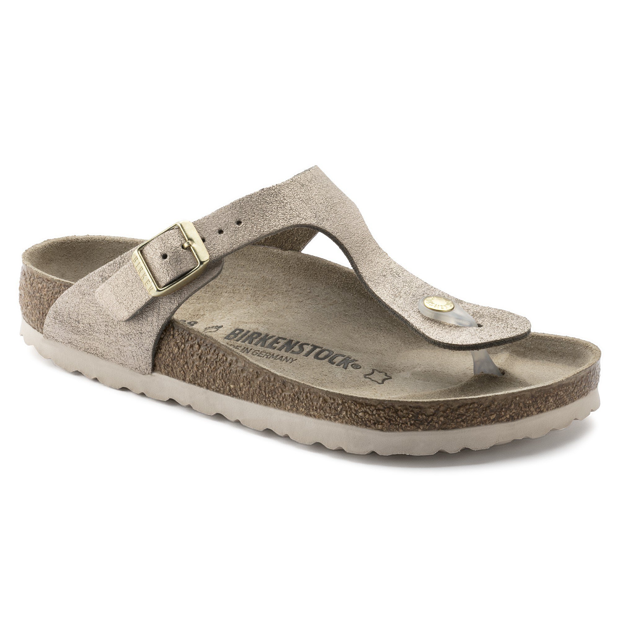 birkenstock gizeh rose gold