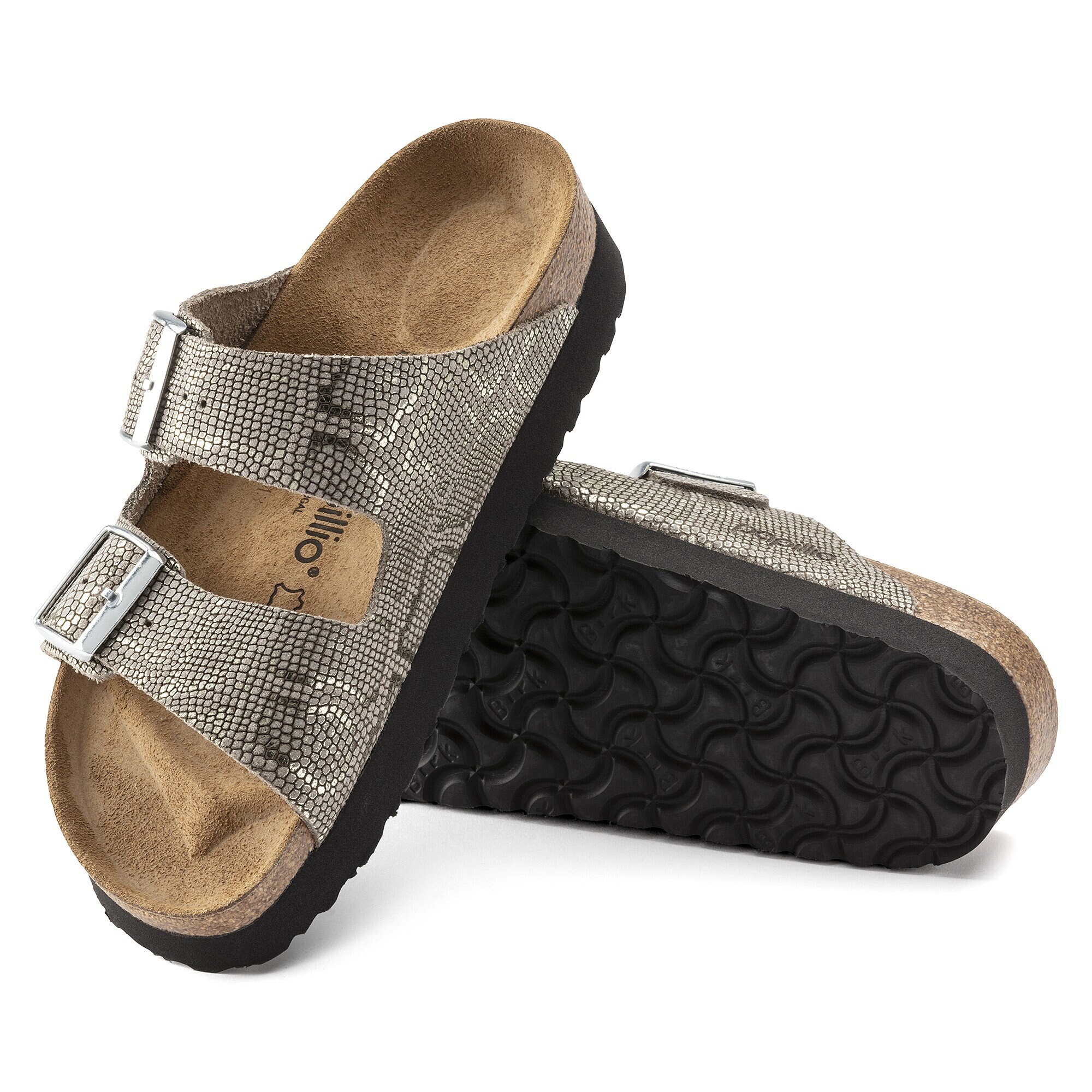 birkenstock arizona python