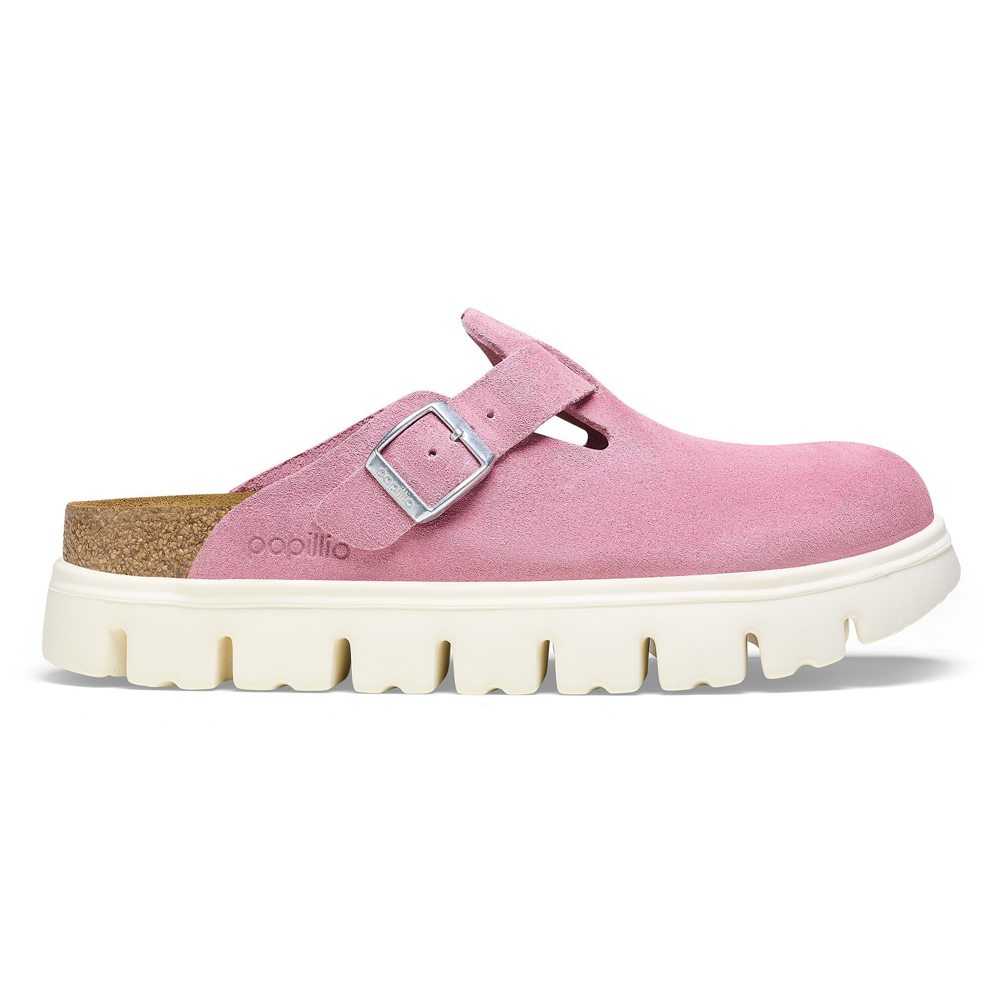 Boston Chunky Suede Leather Candy Pink | BIRKENSTOCK