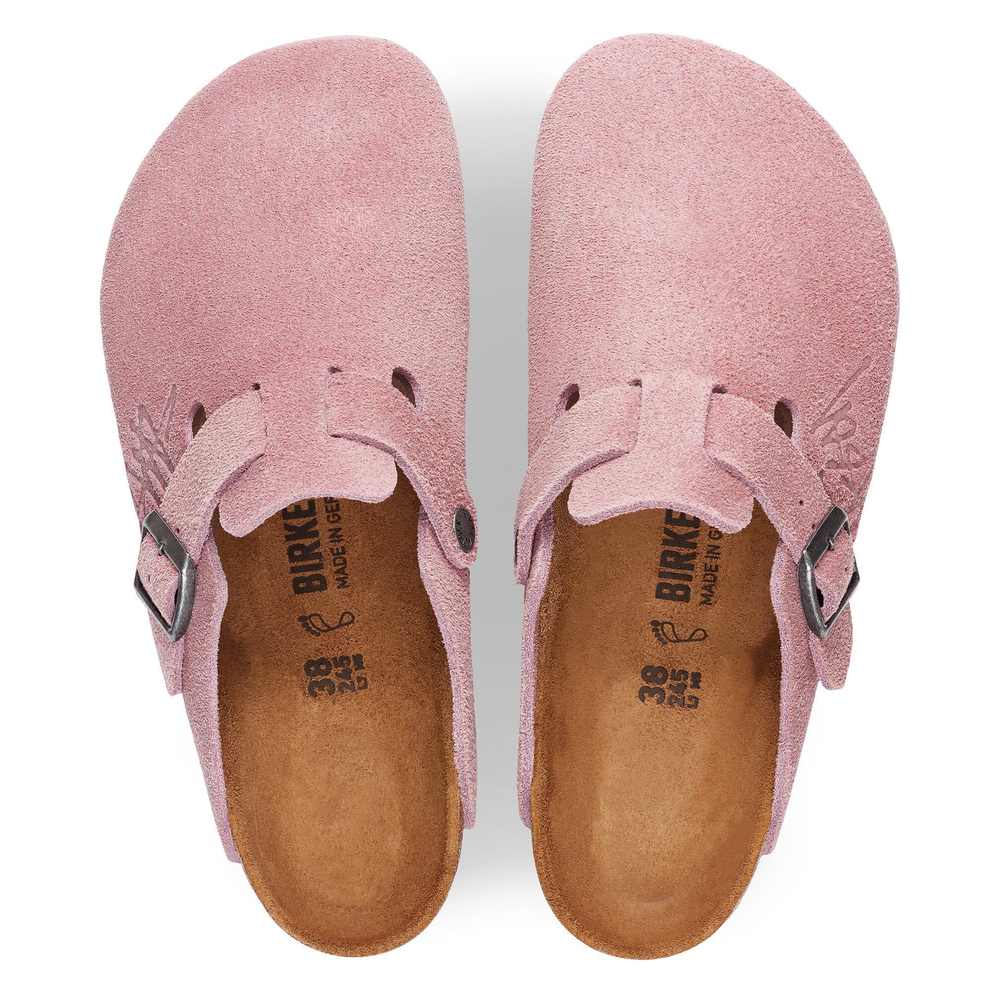 Stussy Boston Suede Suede Leather Dusty Pink Birkenstock