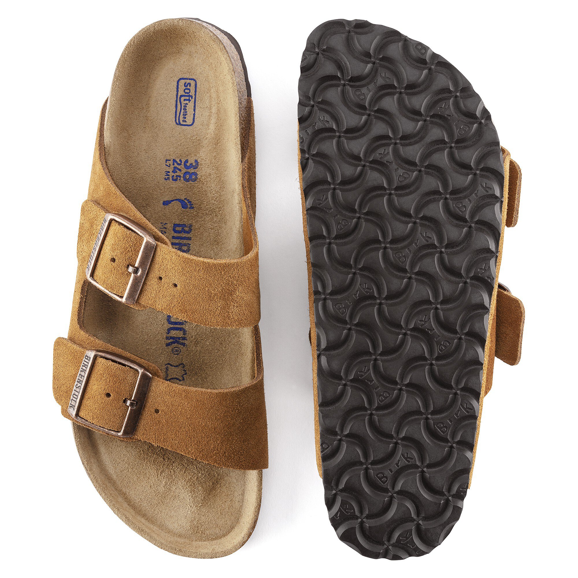 birkenstock white leather arizona soft footbed