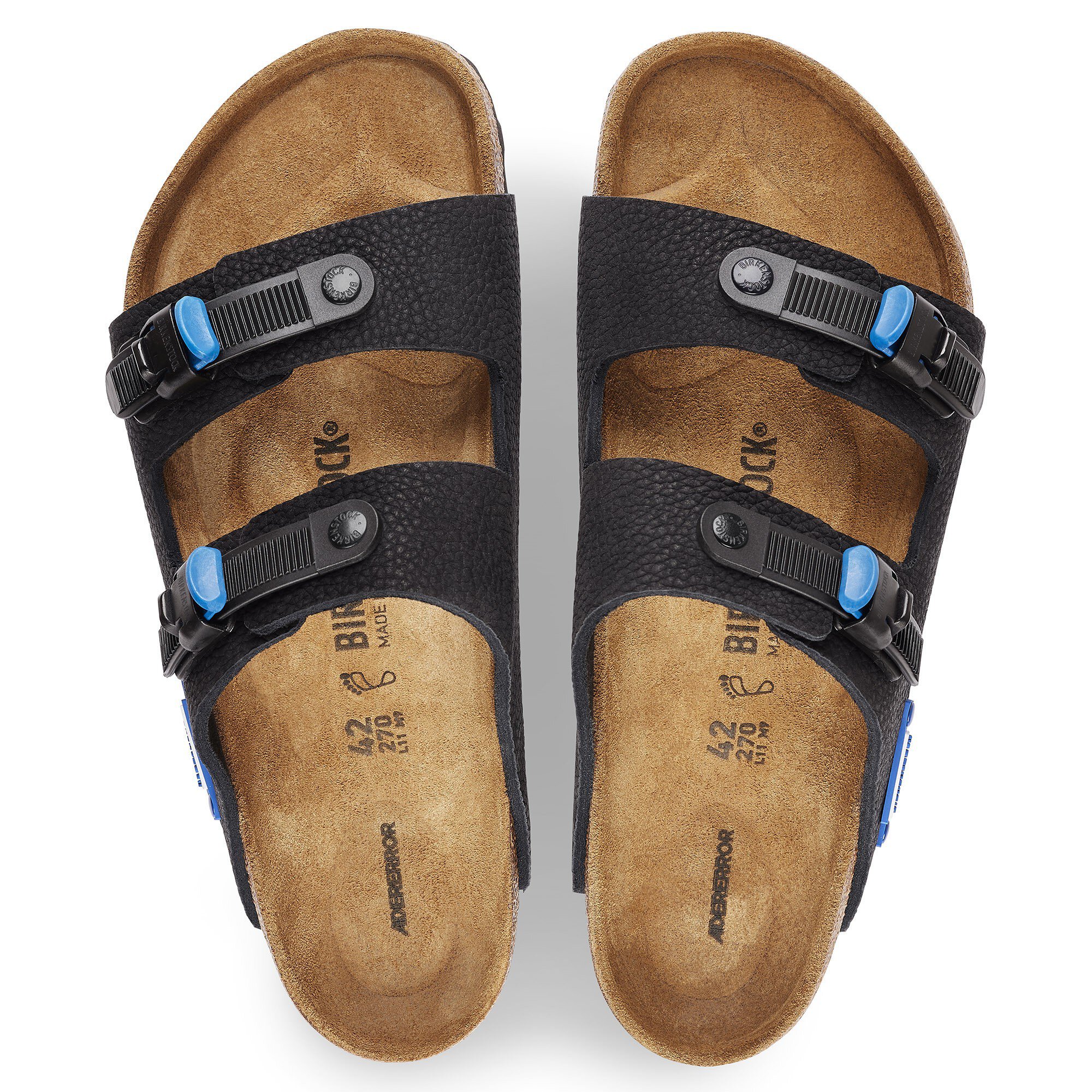 BIRKENSTOCK✖️ ADER ERROR ADERERROR Arizona Tech Natural Leather Black | BIRKENSTOCK