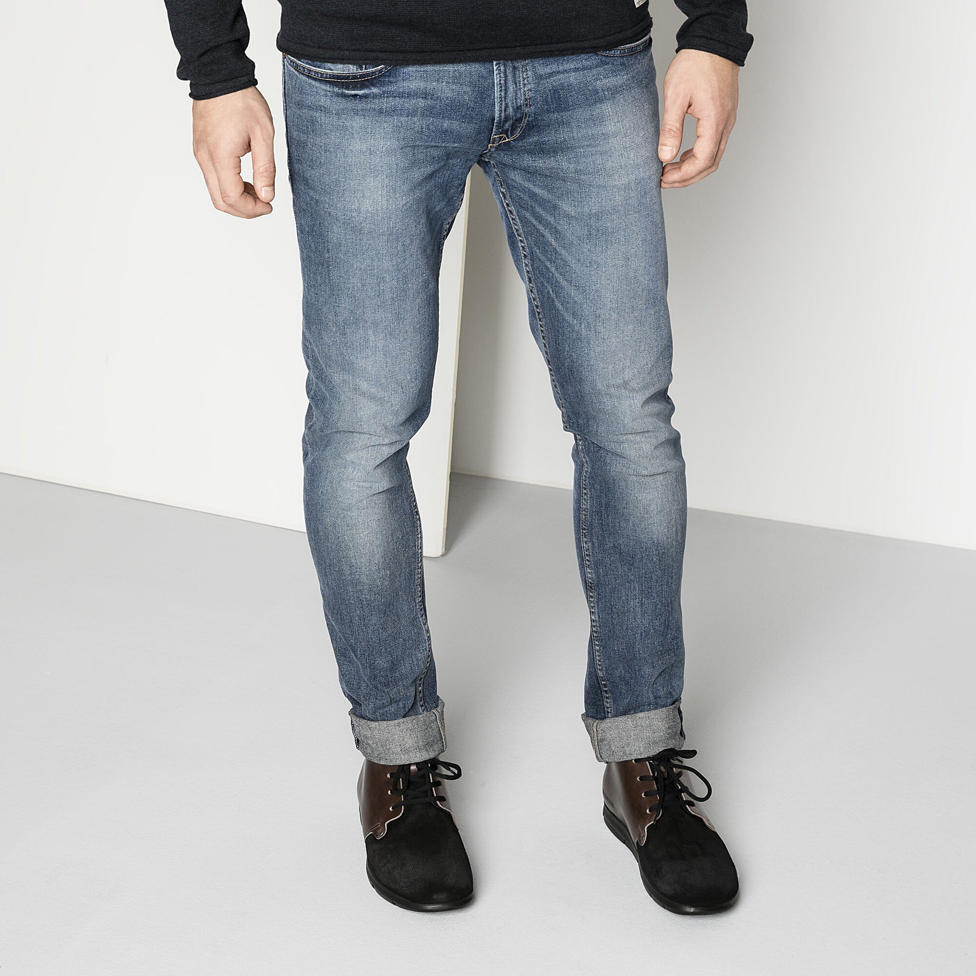Estevan Men/エステバン M スエードレザー ブラック | BIRKENSTOCK