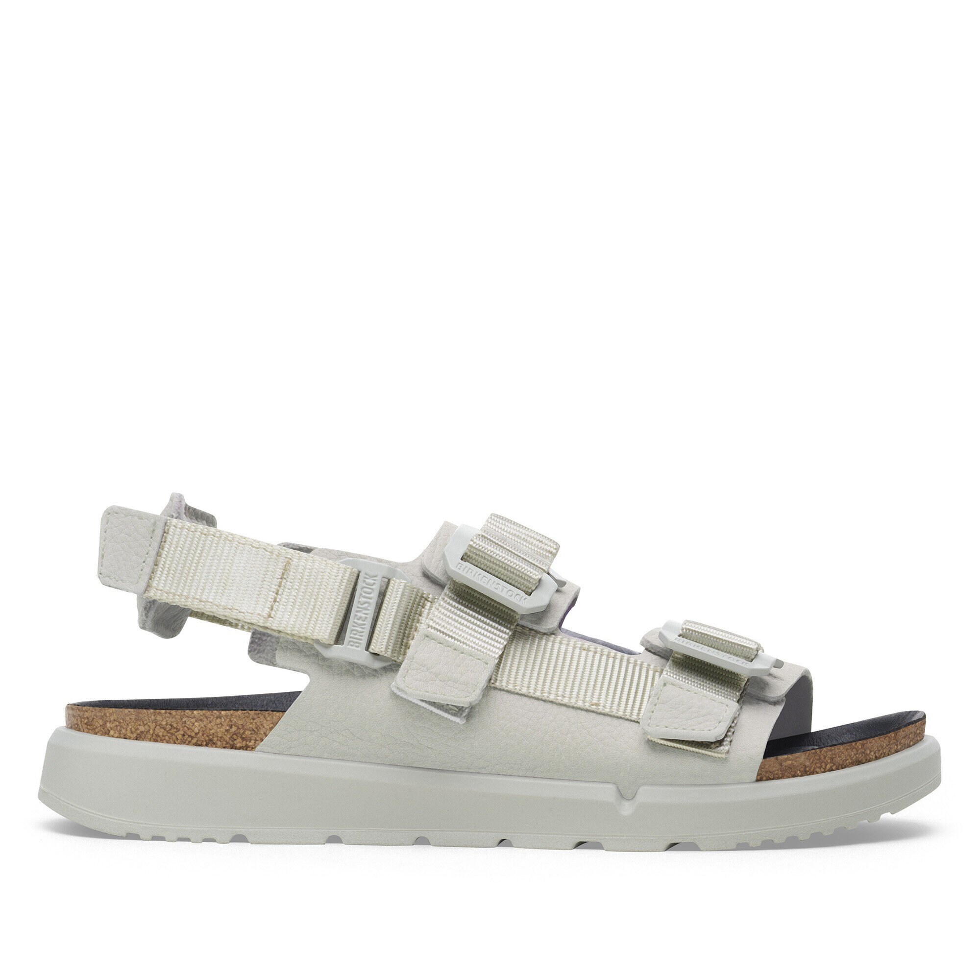 Shinjuku Leather-Textile Mineral Gray | BIRKENSTOCK