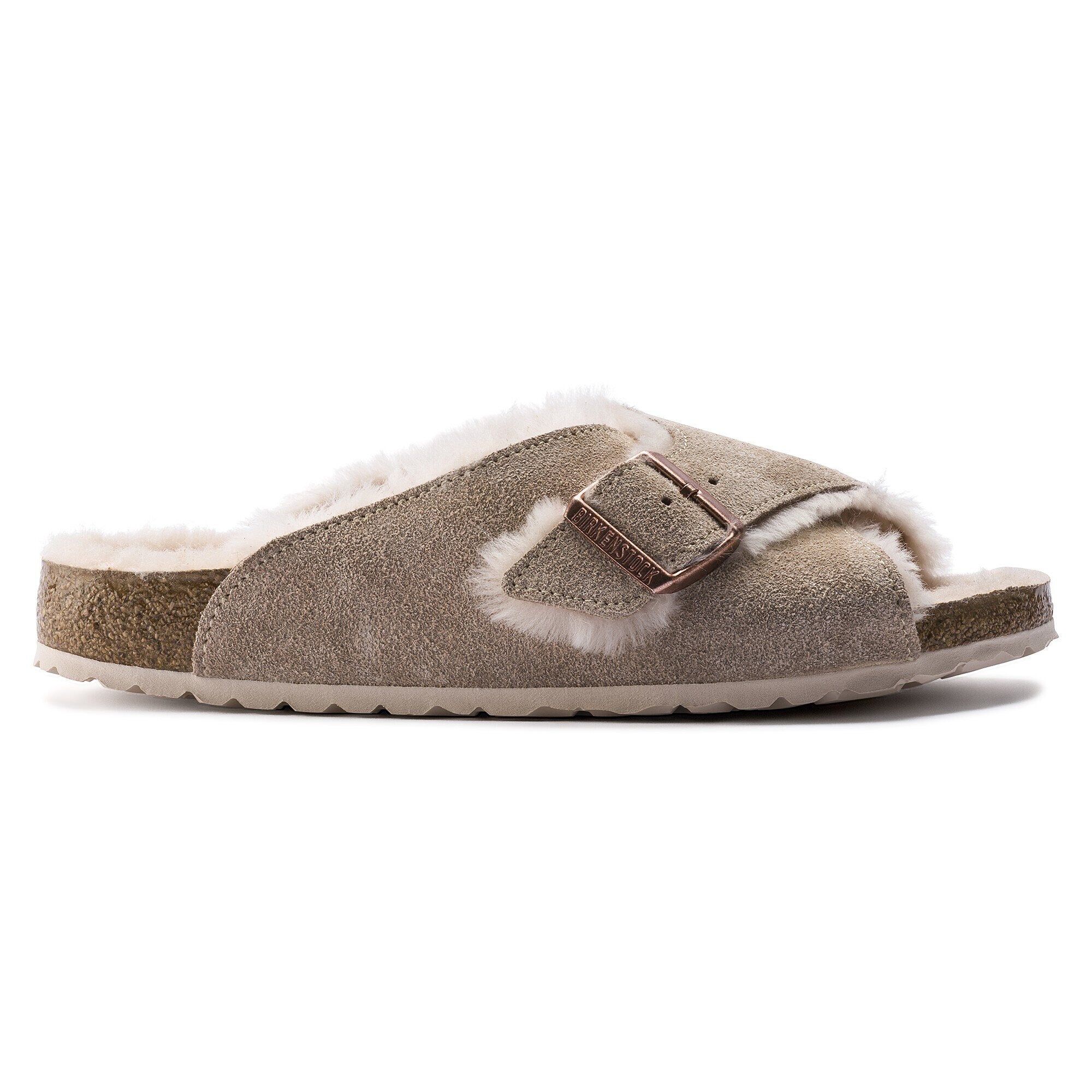arosa shearling suede leather