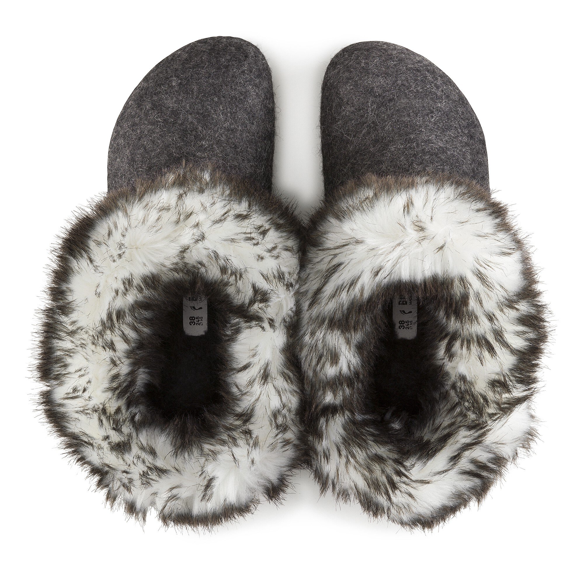 birkenstock kaprun happy lamb clogs