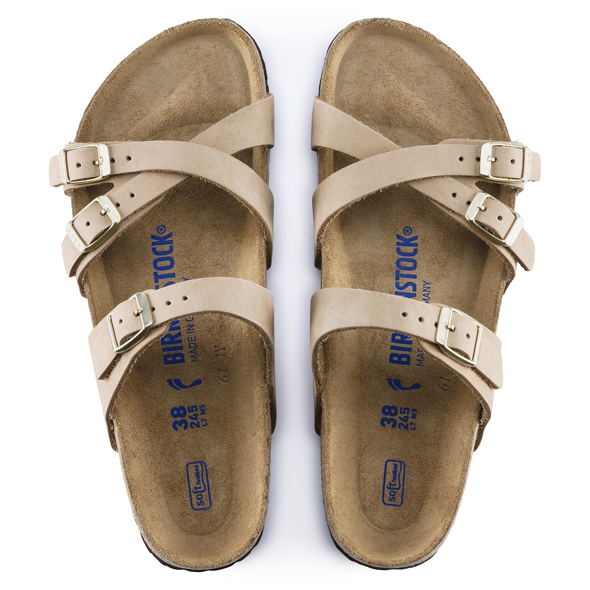 Franca Footbed Nubuck Sandcastle |