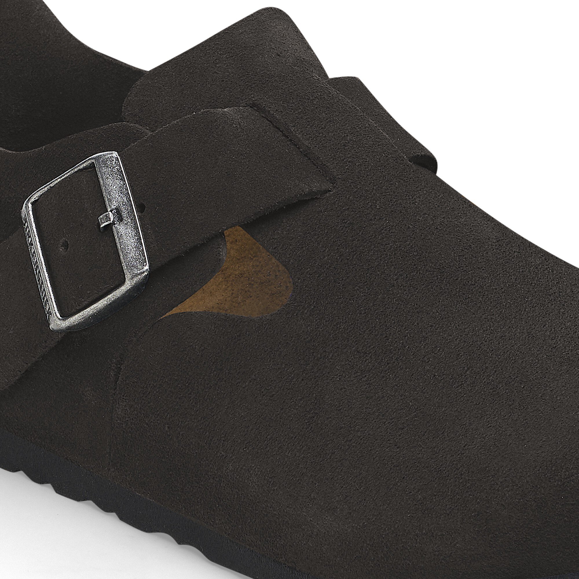 London Suede Leather Black BIRKENSTOCK