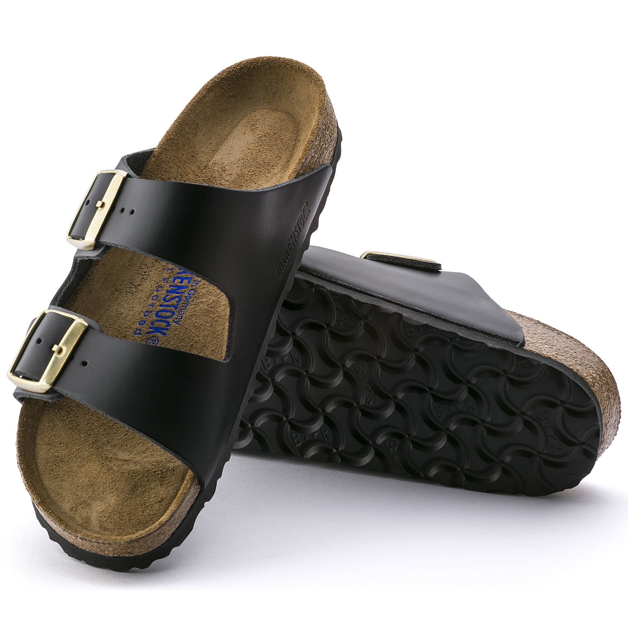 birkenstock arizona soft footbed leather