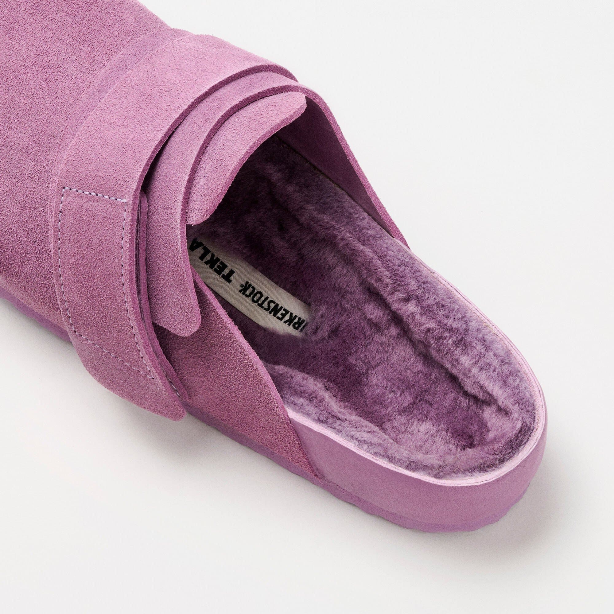 TEKLA x Birkenstock pinstripe pyjama trousers - Purple