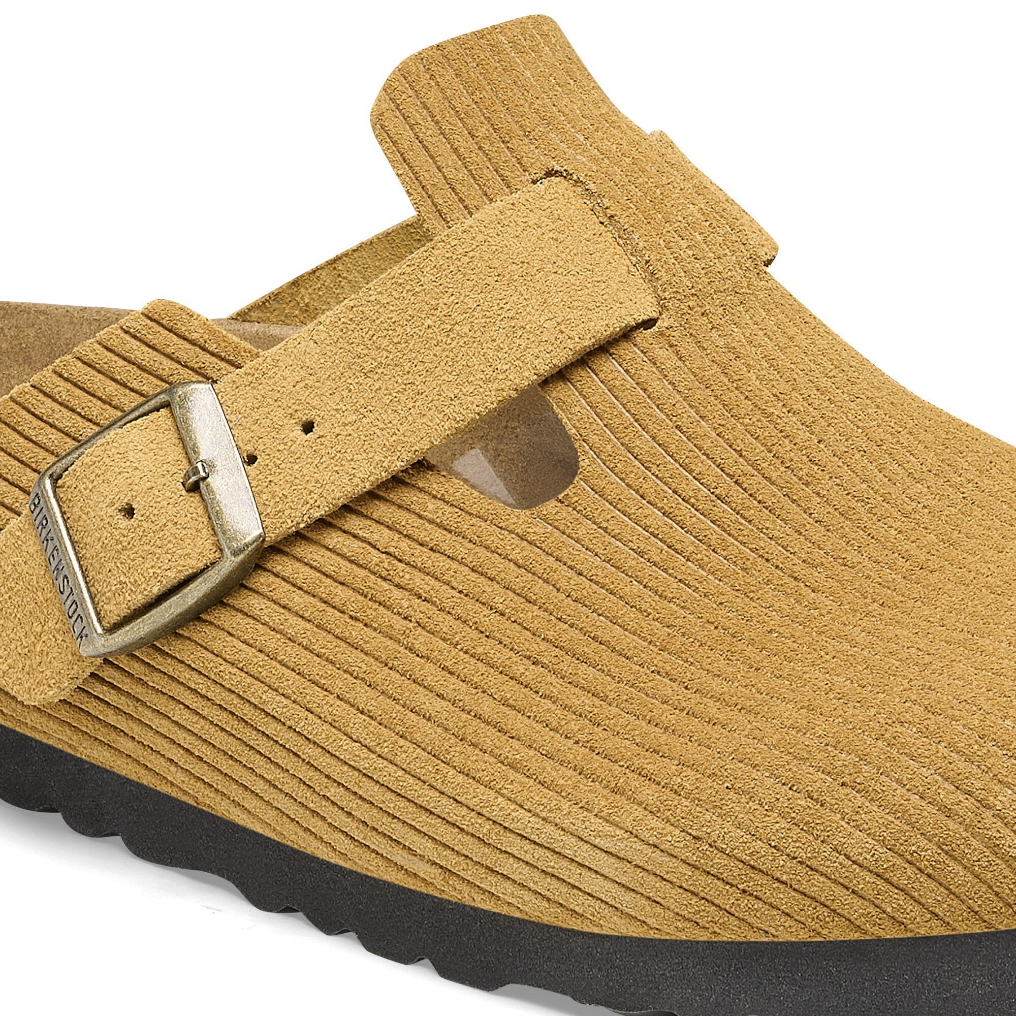 Birkenstock boston brown best sale suede