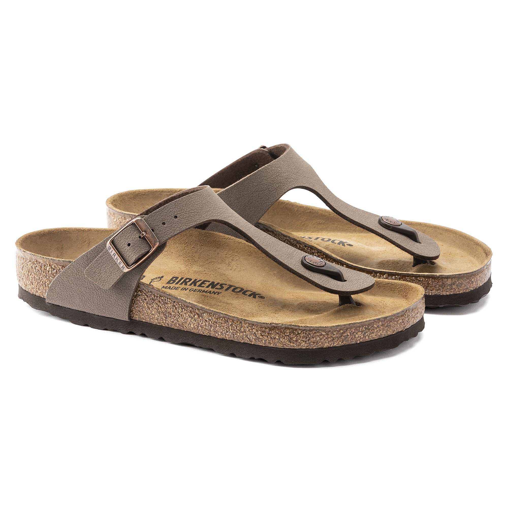 Birkenstock Gizeh BirkiBuc - Mocca