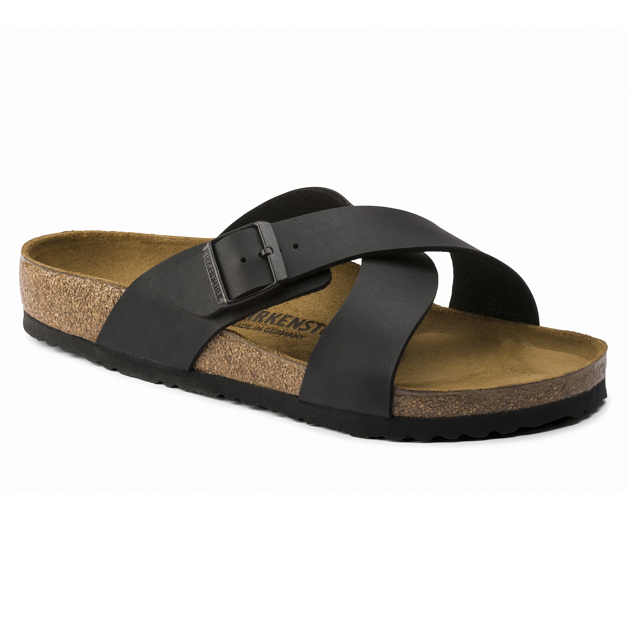 sand Tilfældig Uredelighed Tunis Birko-Flor Black | BIRKENSTOCK