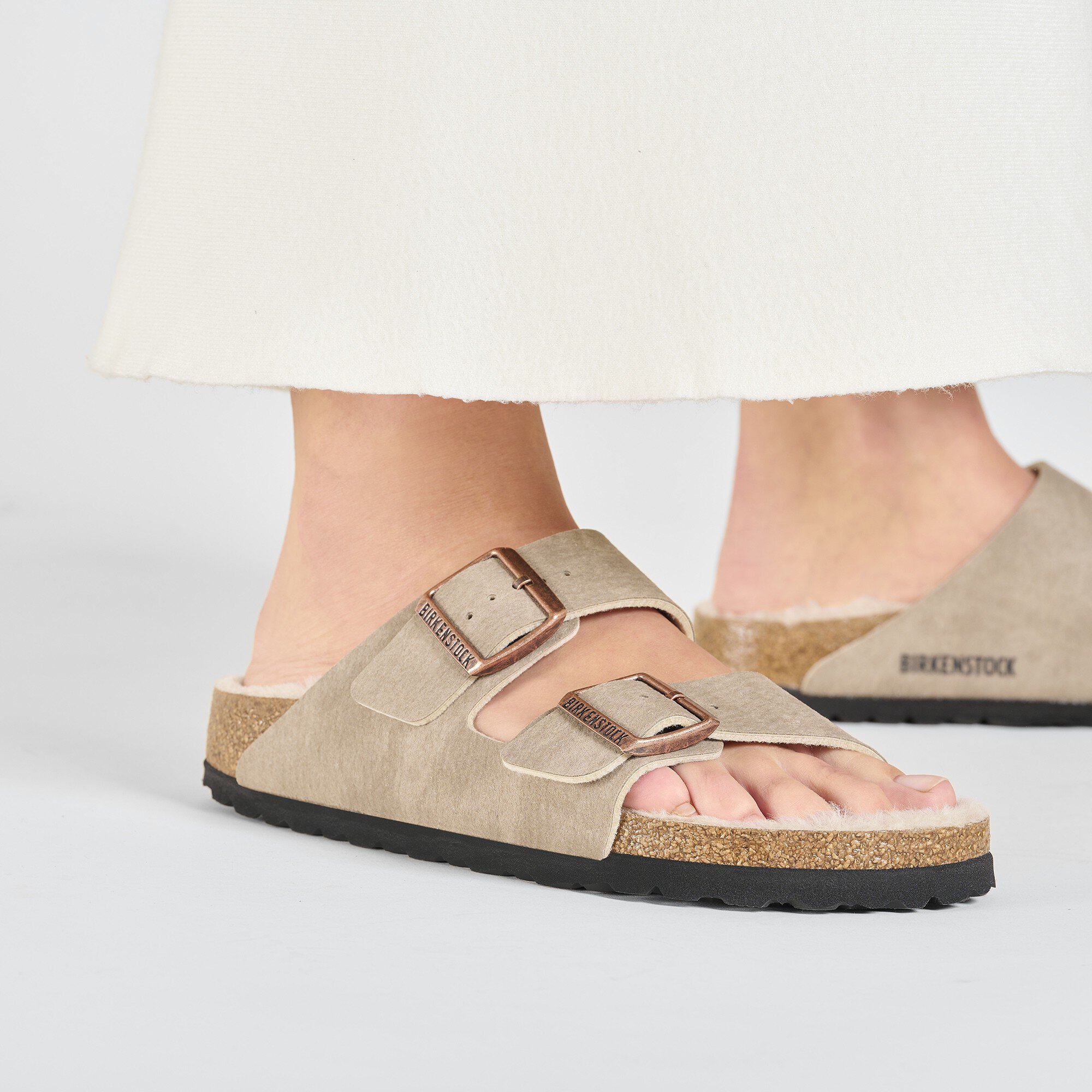 shearling birkenstocks arizona