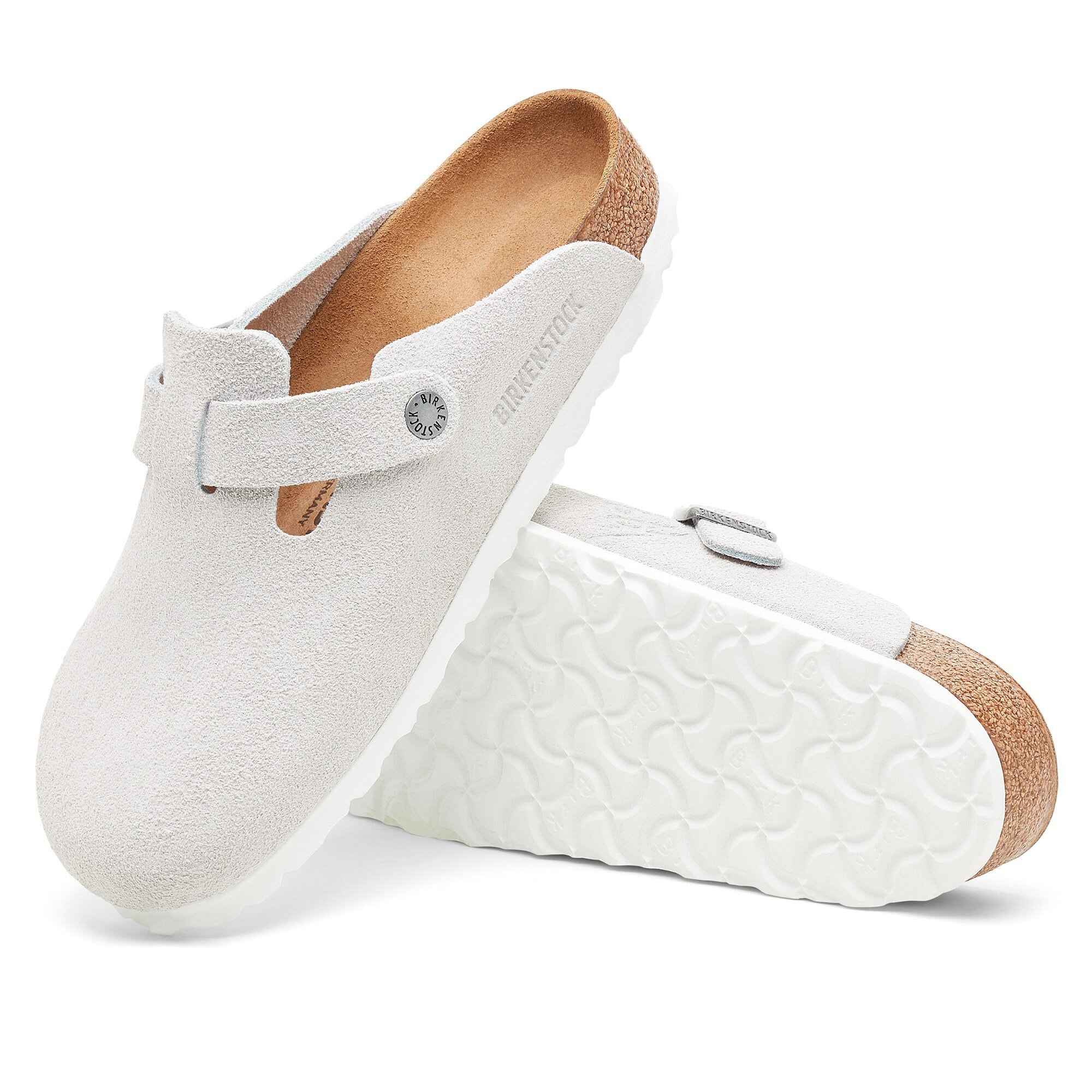 STUSSY×BIRKENSTOCK BOSTON CLOGS BONE