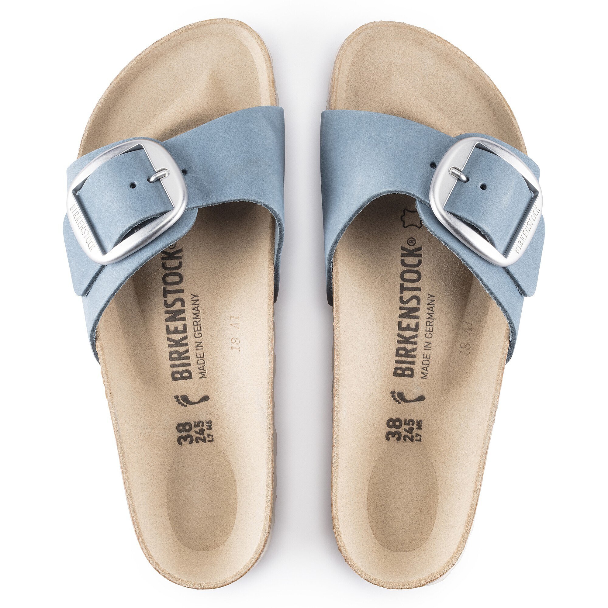 birkenstock madrid dove blue