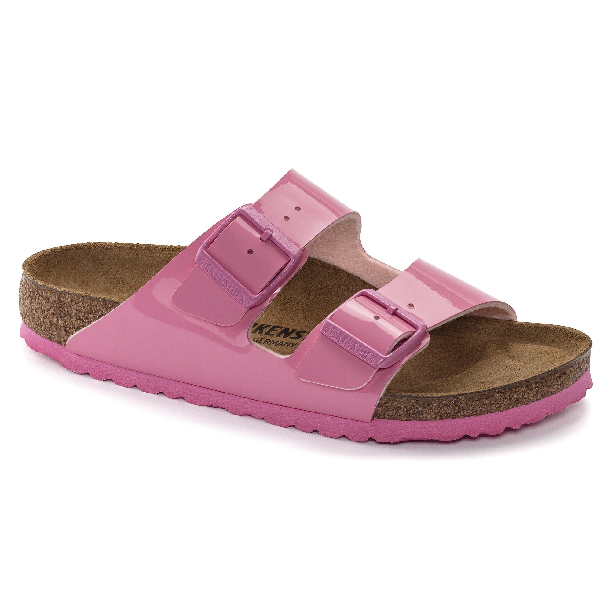 Arizona Birko-Flor Patent Candy Pink | BIRKENSTOCK