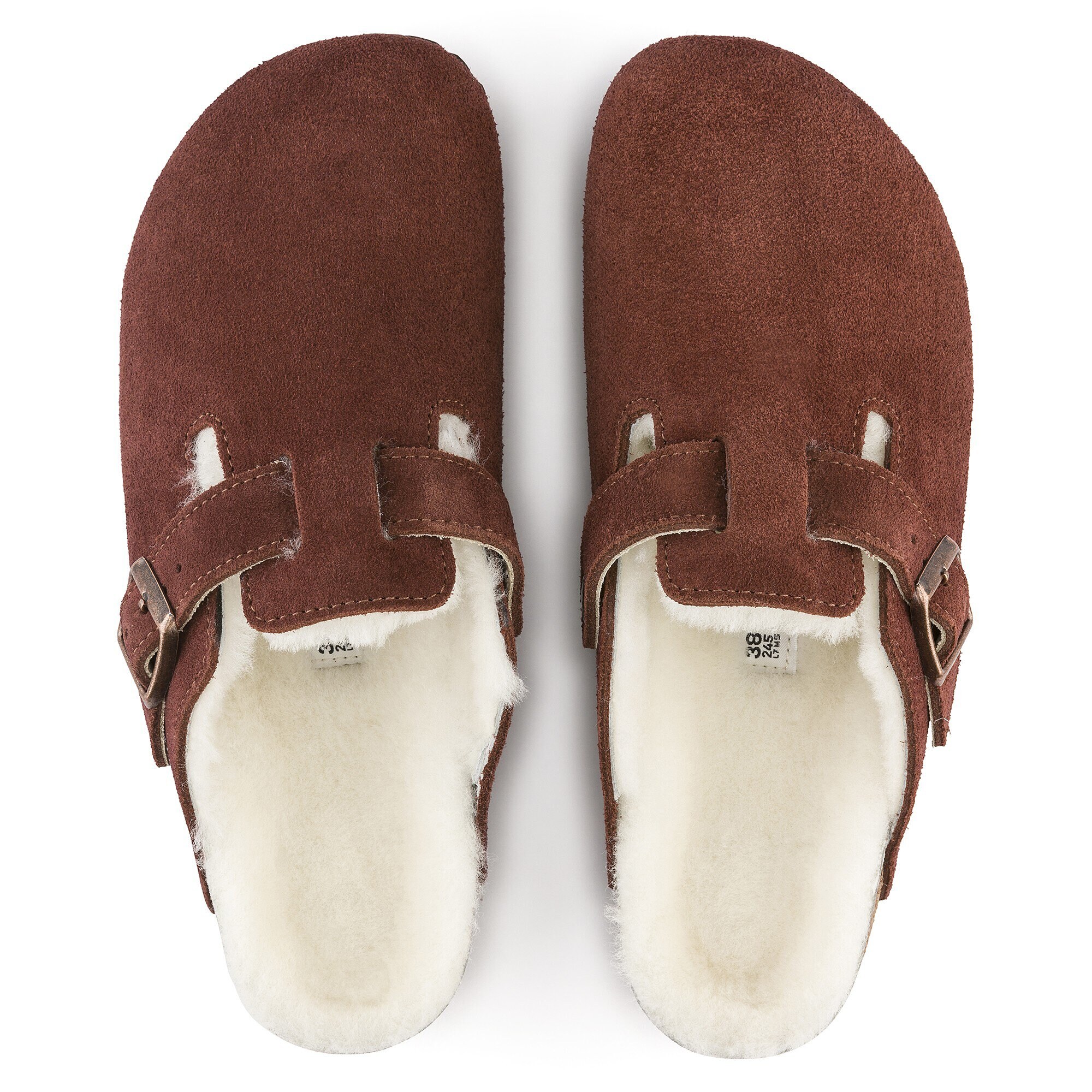 birkenstock boston shearling port