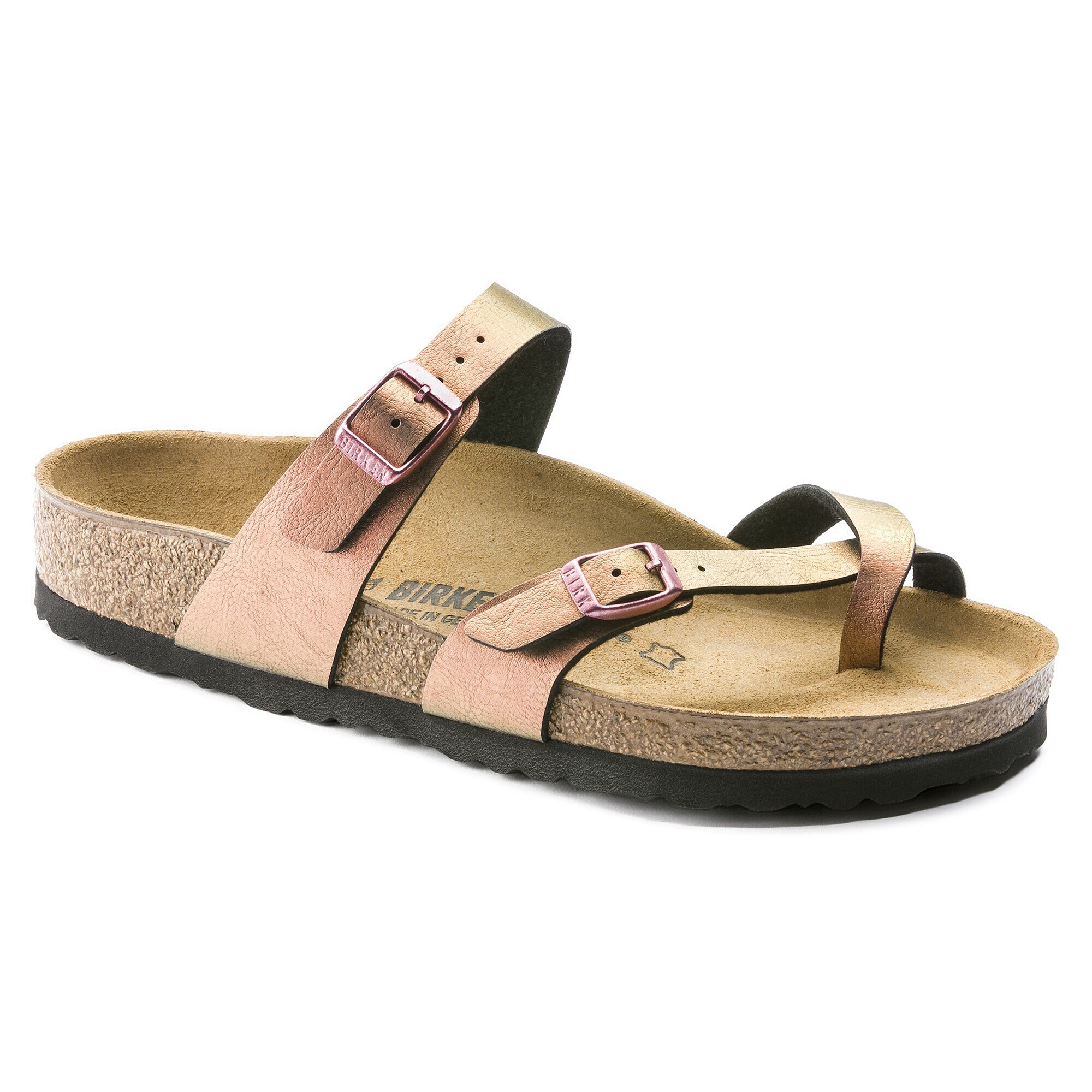 red mayari birkenstock sandals