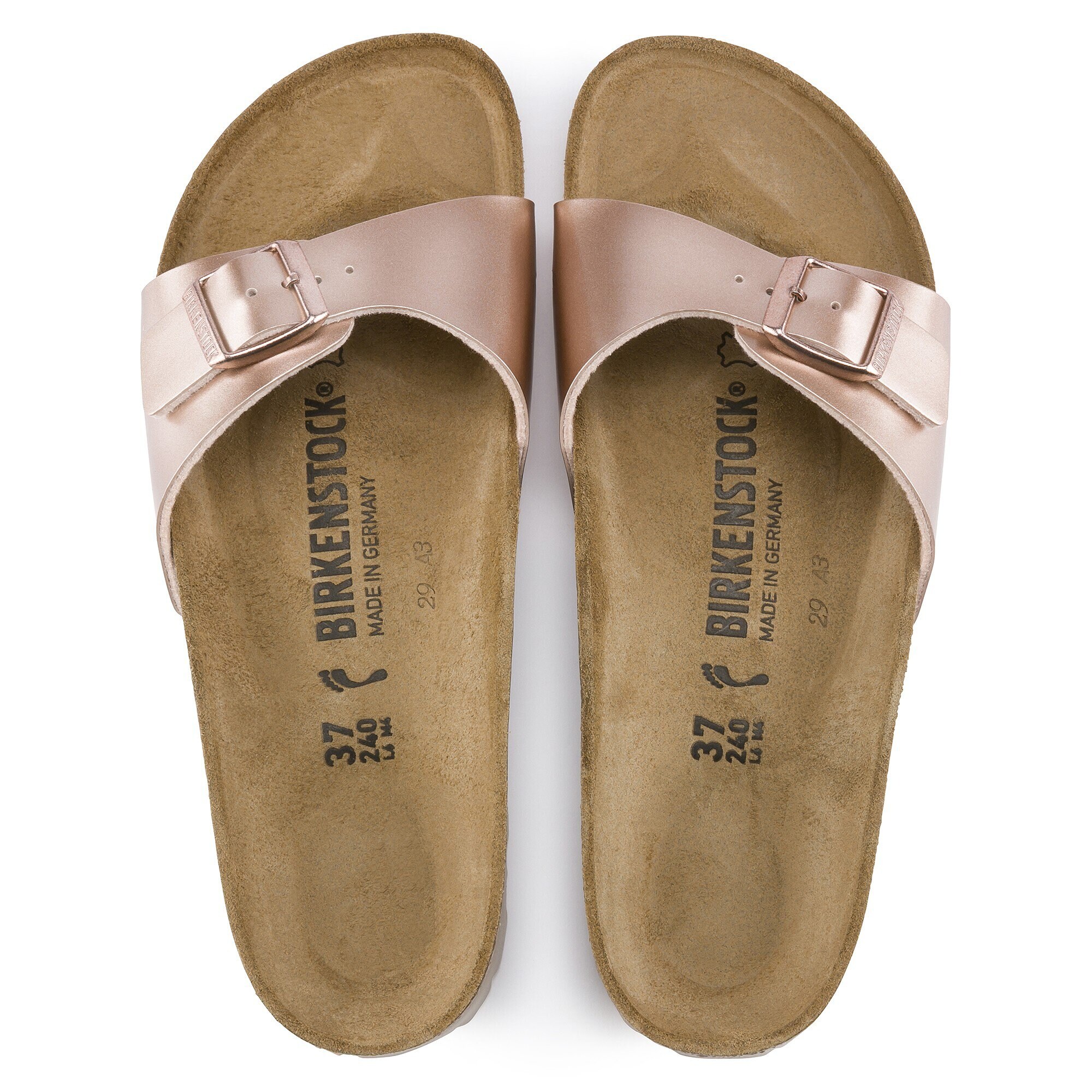 birkenstock electric metallic copper