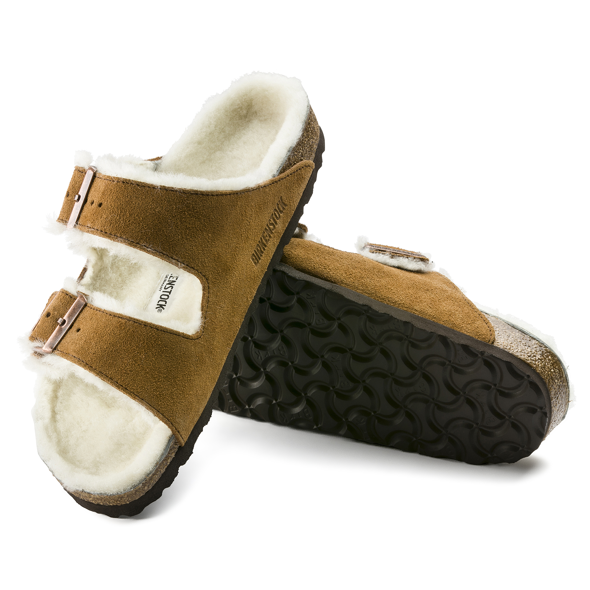 birkenstock fuzzy sandals